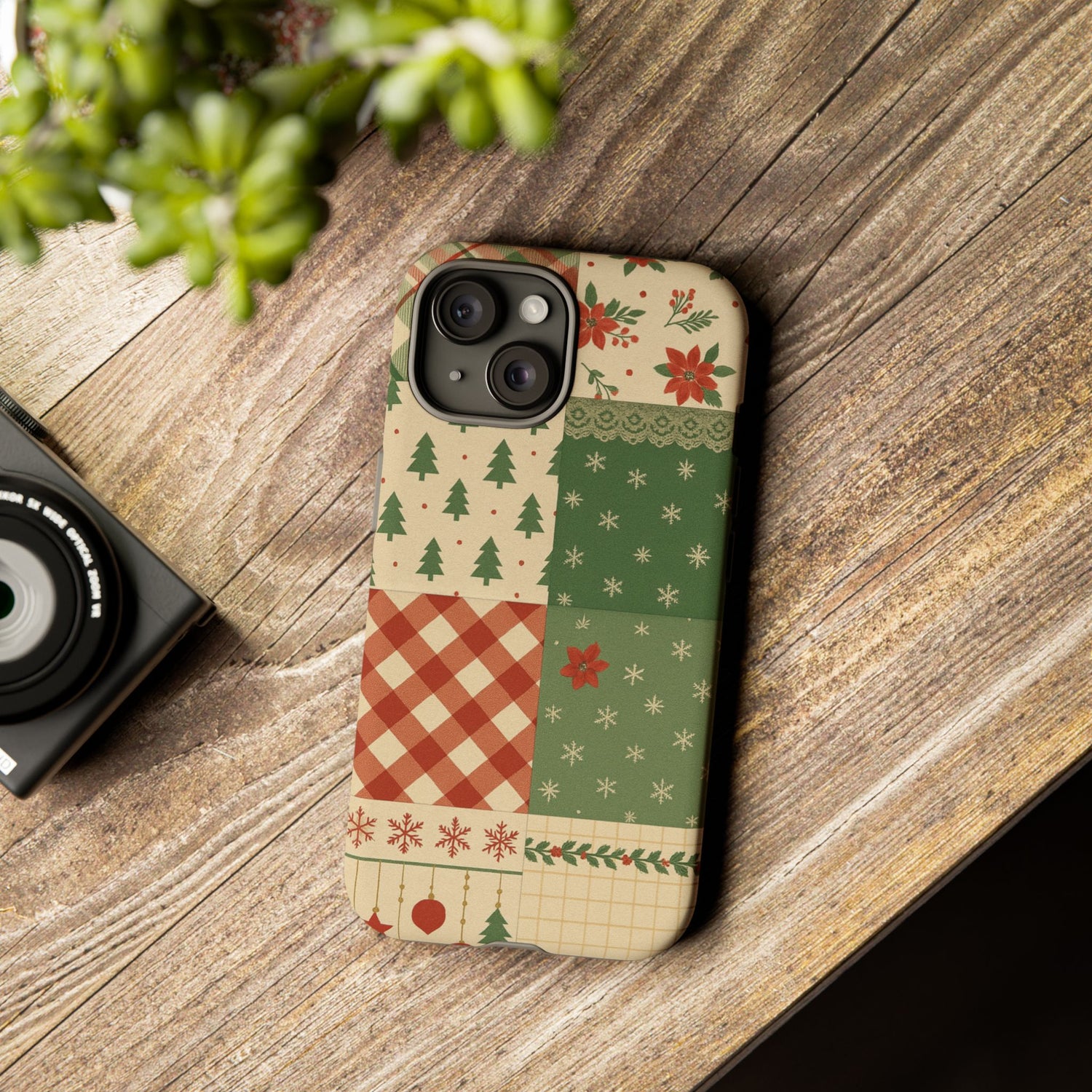 Festive Phone Cases, Luxury Black and Gold Design for Christmas Gift, Holiday Decor, Tough Case, Winter Celebration, Elegant iPhone Cover