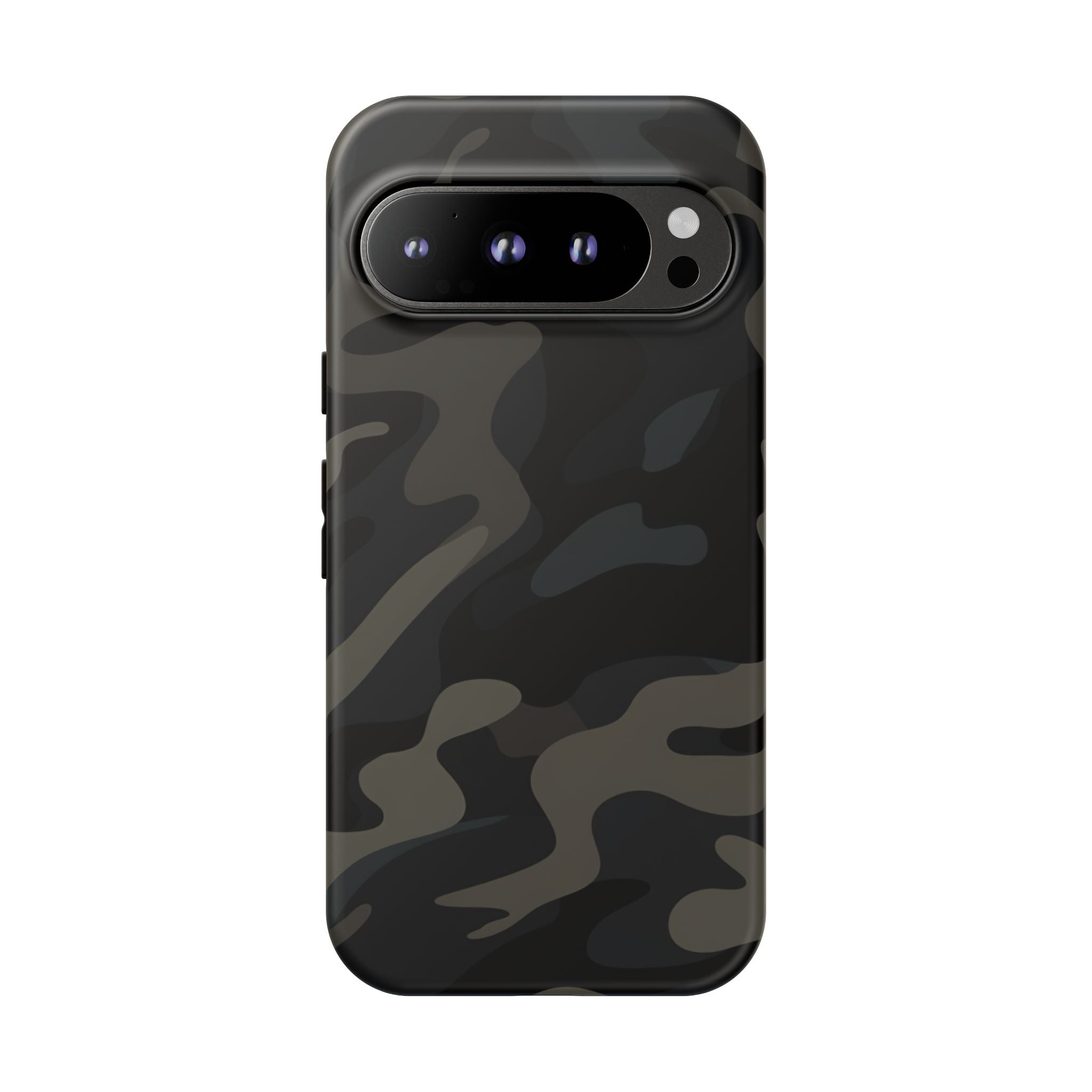 Black Camouflage Phone Case for iPhone, Samsung and Google Pixel Google Pixel 9 Pro Matte
