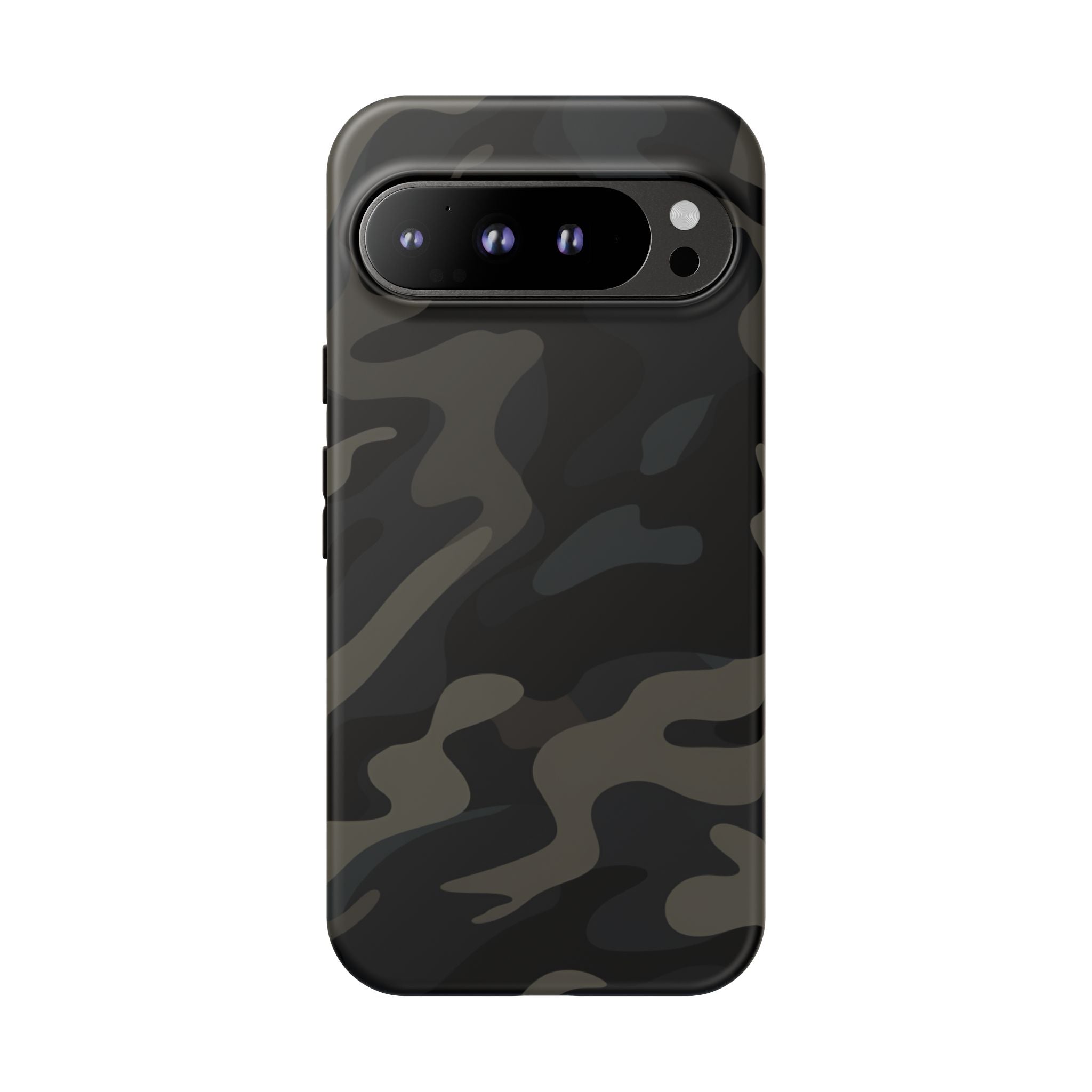 Black Camouflage Phone Case for iPhone, Samsung and Google Pixel Google Pixel 9 Pro XL Matte