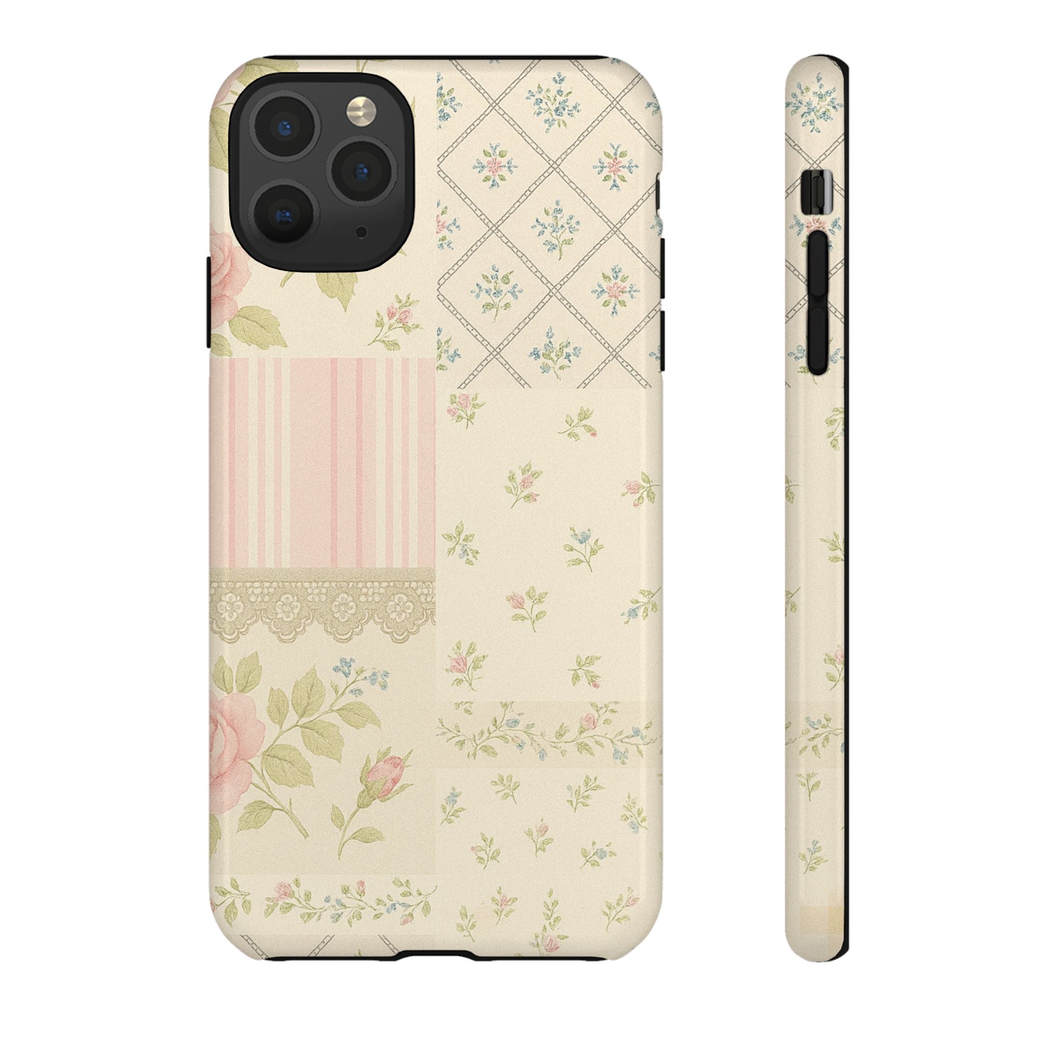 Floral Phone Case, Floral Tough Case, Protective Phone Case, Flower Case, Tough Phone Cover, Floral Tech Accessory iPhone 11 Pro Max Glossy