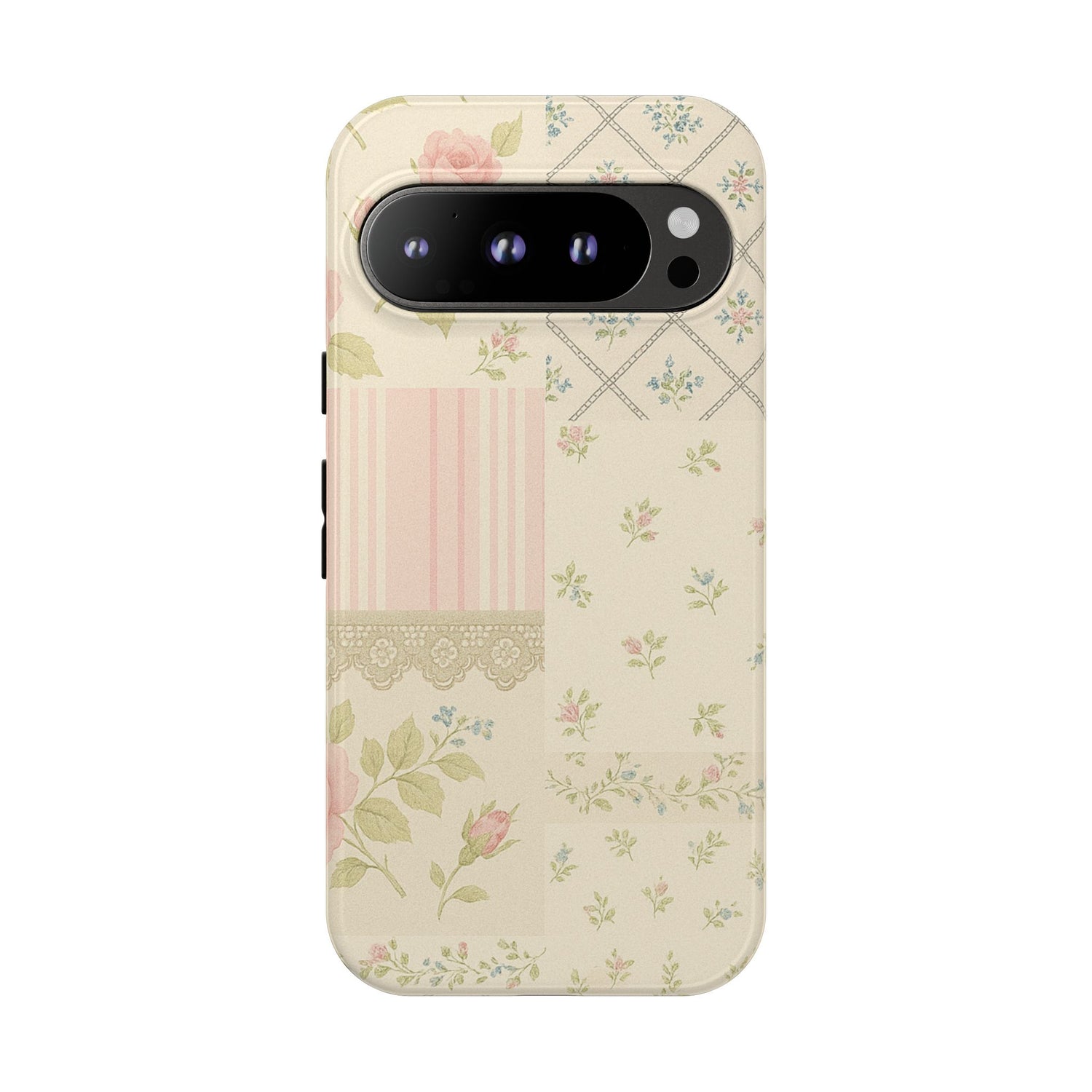 Floral Phone Case, Floral Tough Case, Protective Phone Case, Flower Case, Tough Phone Cover, Floral Tech Accessory Google Pixel 9 Pro Glossy