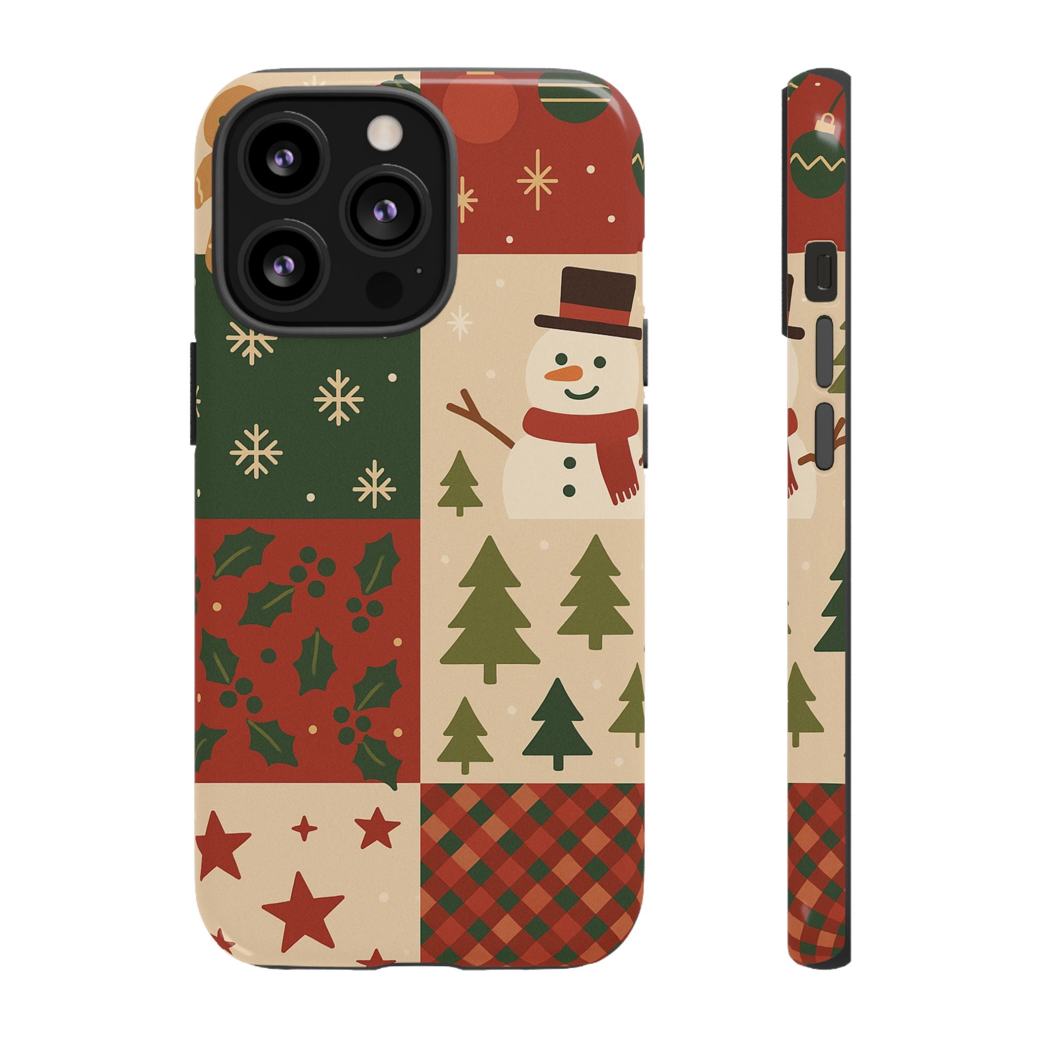 Festive Phone Case - Holiday Cheer, Christmas Gift, Winter Decor, Cute Cell Phone Cover, Seasonal Accessory, Unique Present iPhone 13 Pro Glossy