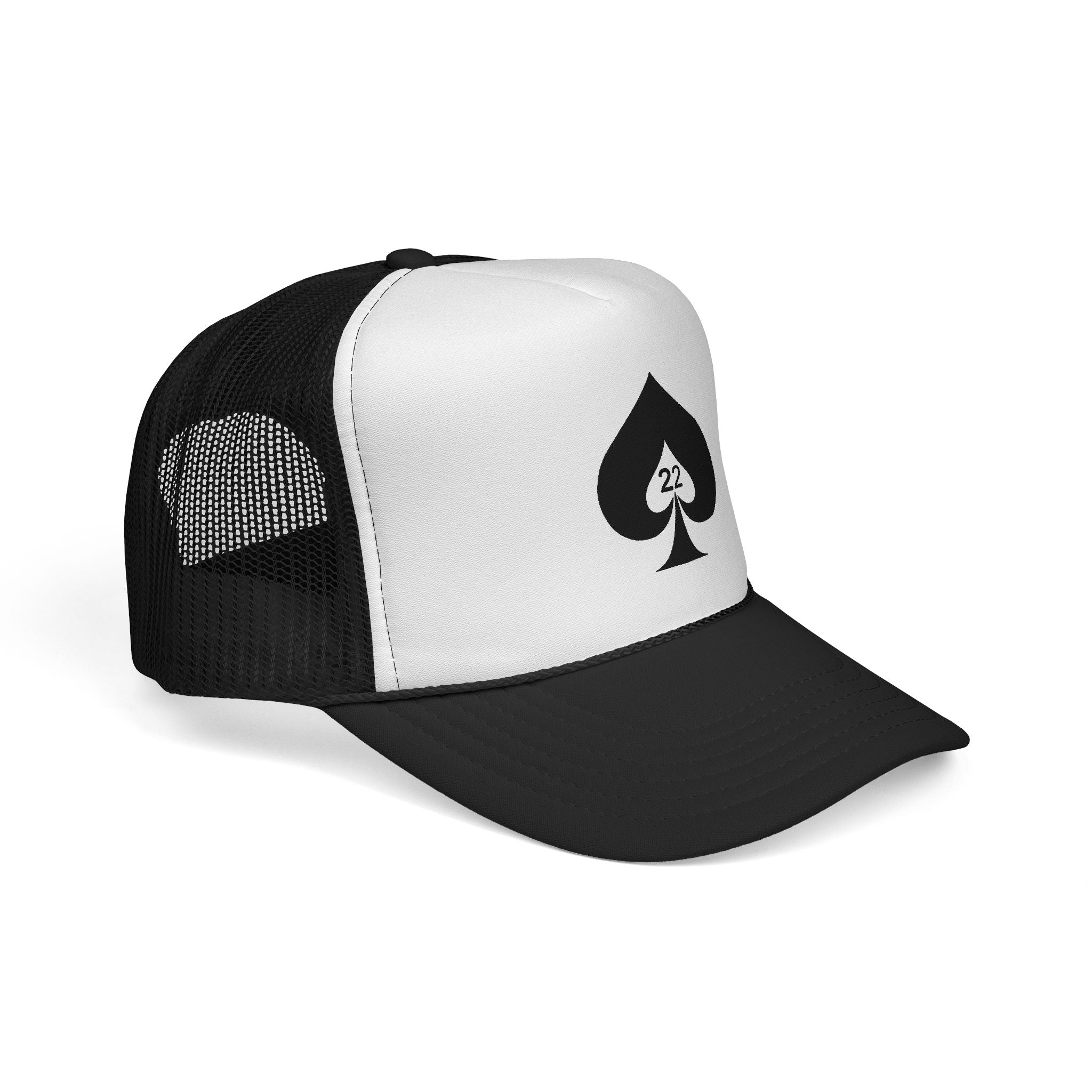 Ace of Spades Trucker Hat - Stylish Mesh Cap for Gamers, Outdoor Adventures & Festivals | Adjustable Snapback