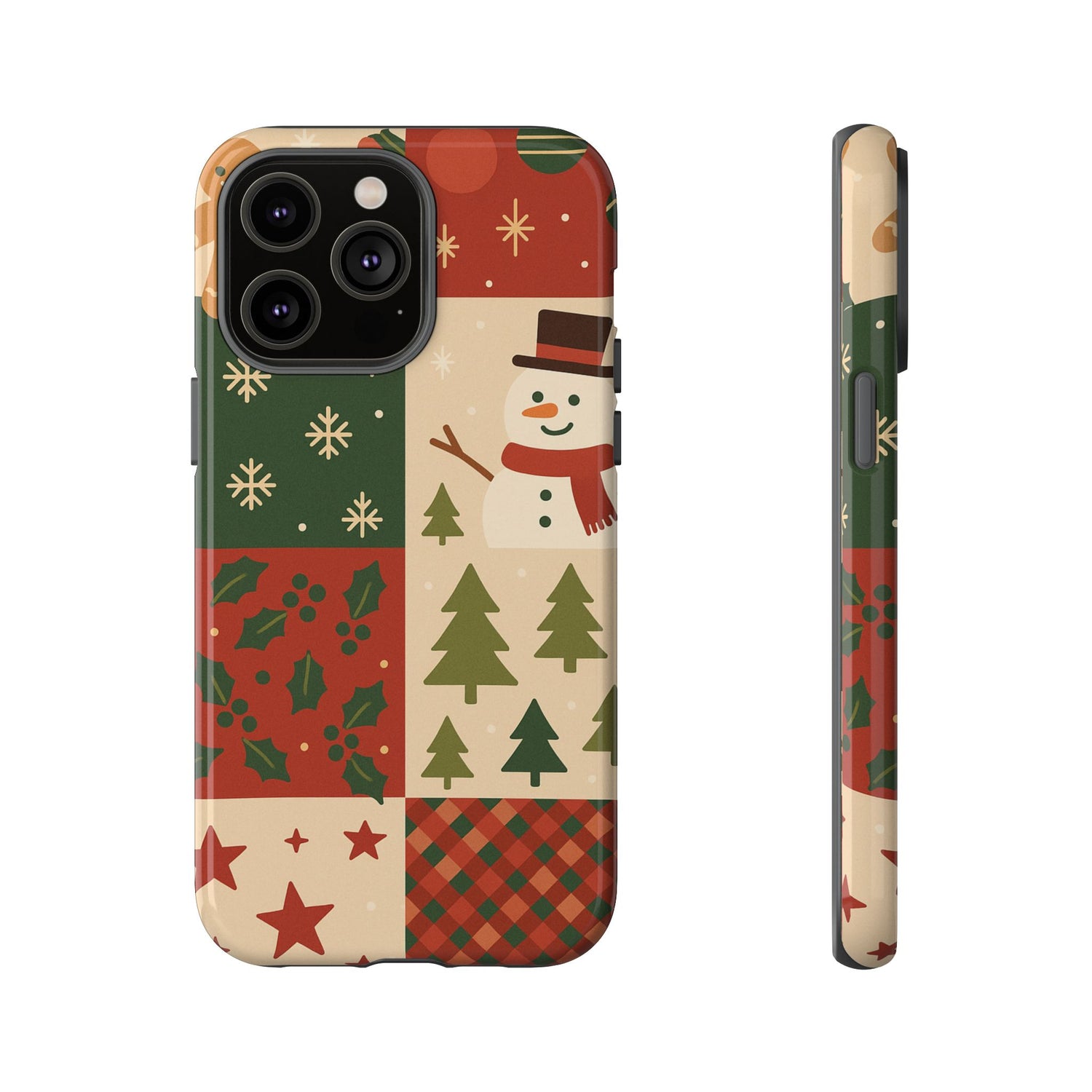 Festive Phone Case - Holiday Cheer, Christmas Gift, Winter Decor, Cute Cell Phone Cover, Seasonal Accessory, Unique Present iPhone 14 Pro Max Glossy