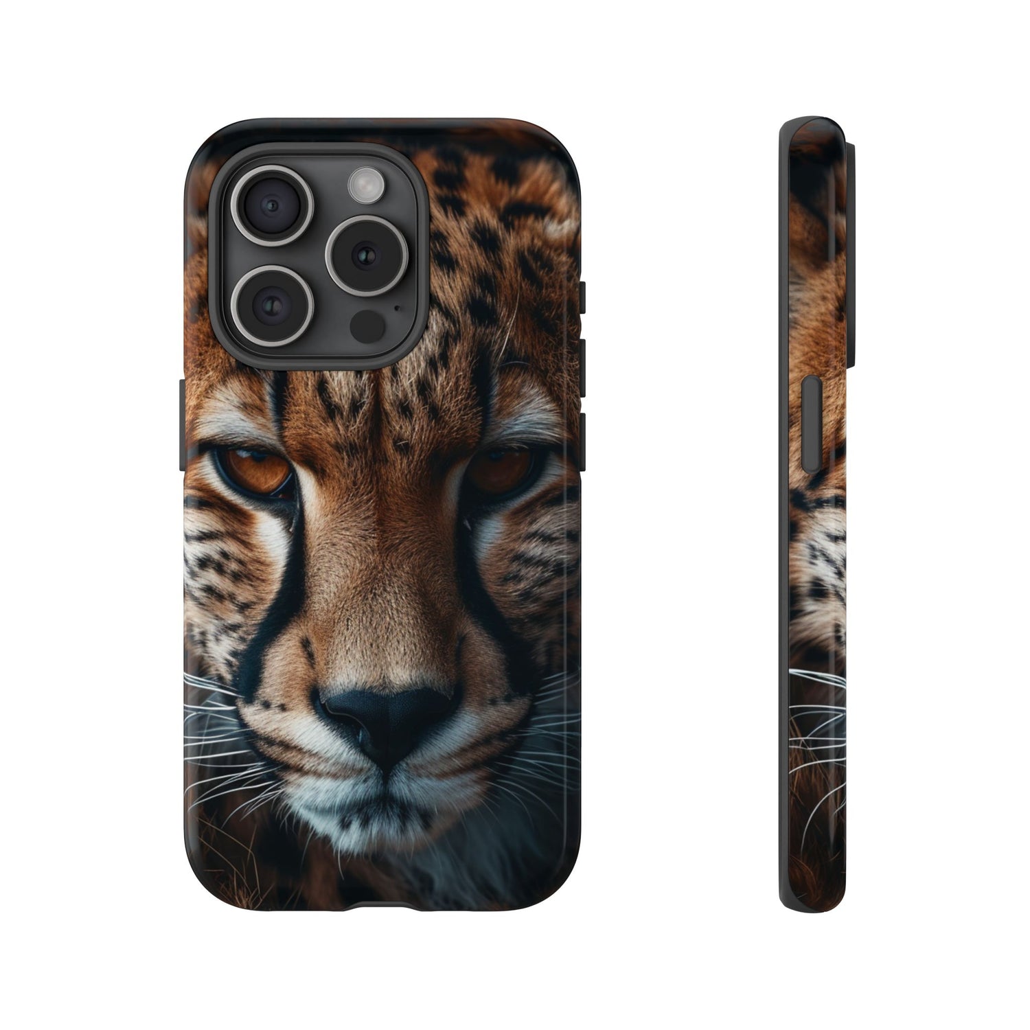 Spirit of the Wild - Cheetah Gaze Phone Case iPhone 15 Pro Glossy