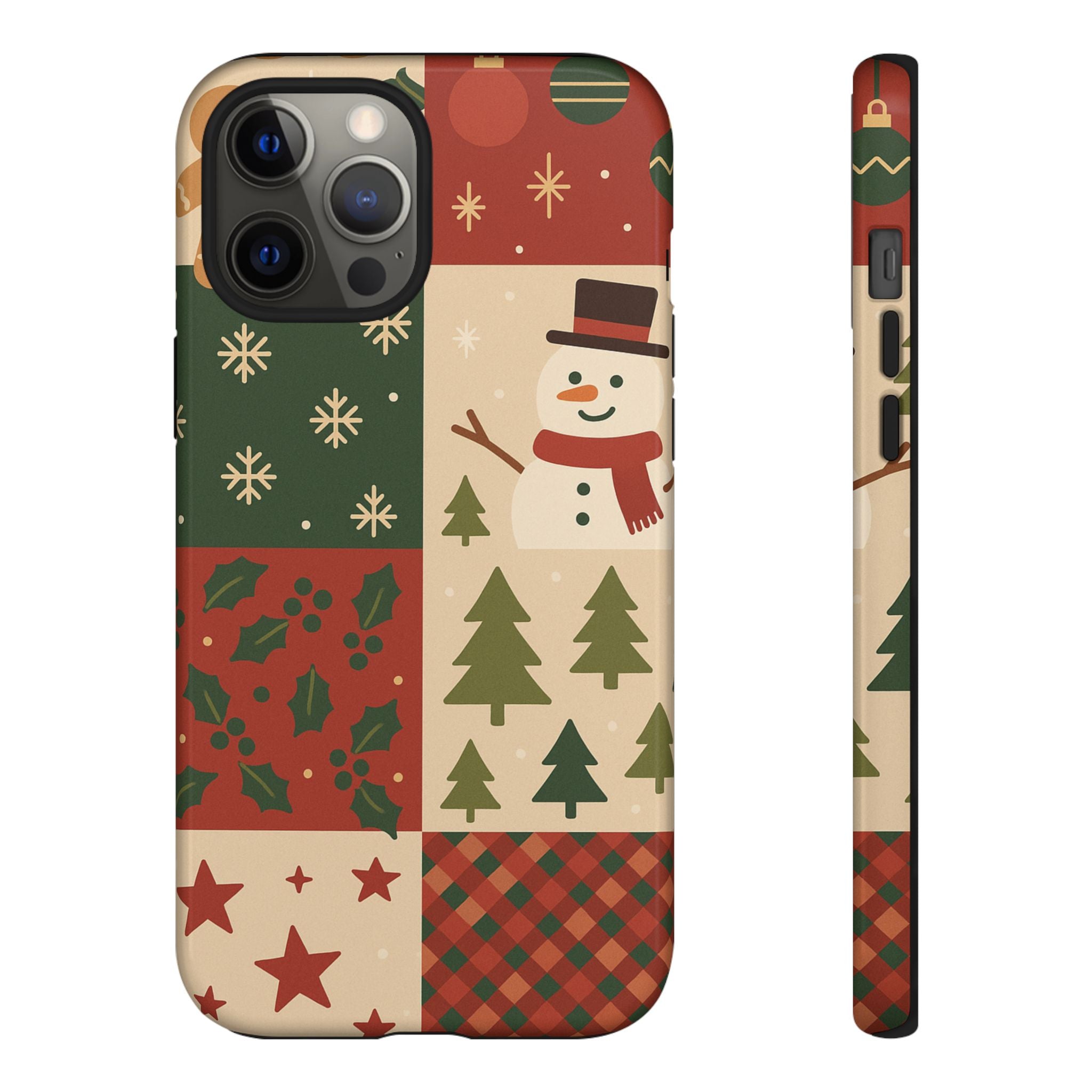 Festive Phone Case - Holiday Cheer, Christmas Gift, Winter Decor, Cute Cell Phone Cover, Seasonal Accessory, Unique Present iPhone 12 Pro Max Glossy