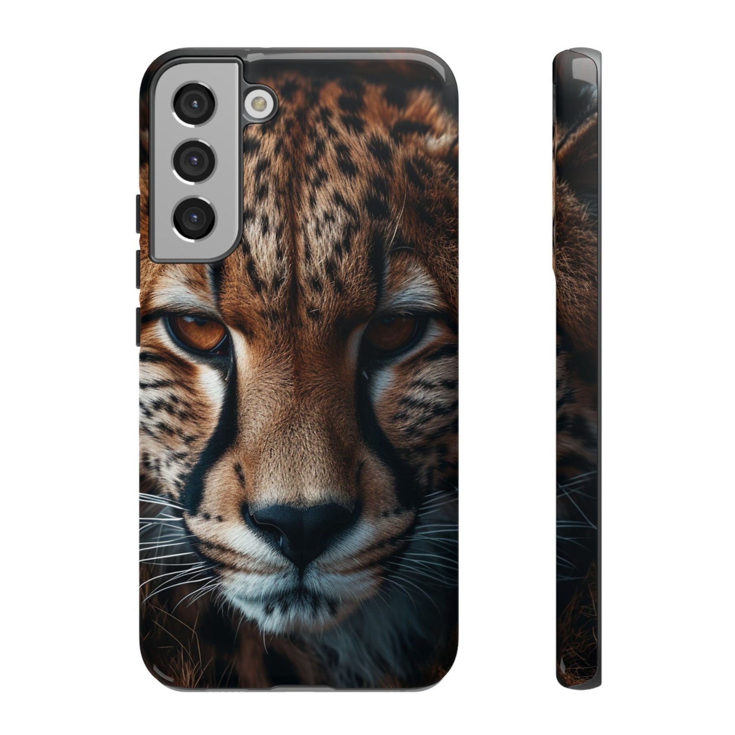 Spirit of the Wild - Cheetah Gaze Phone Case Samsung Galaxy S22 Plus Glossy