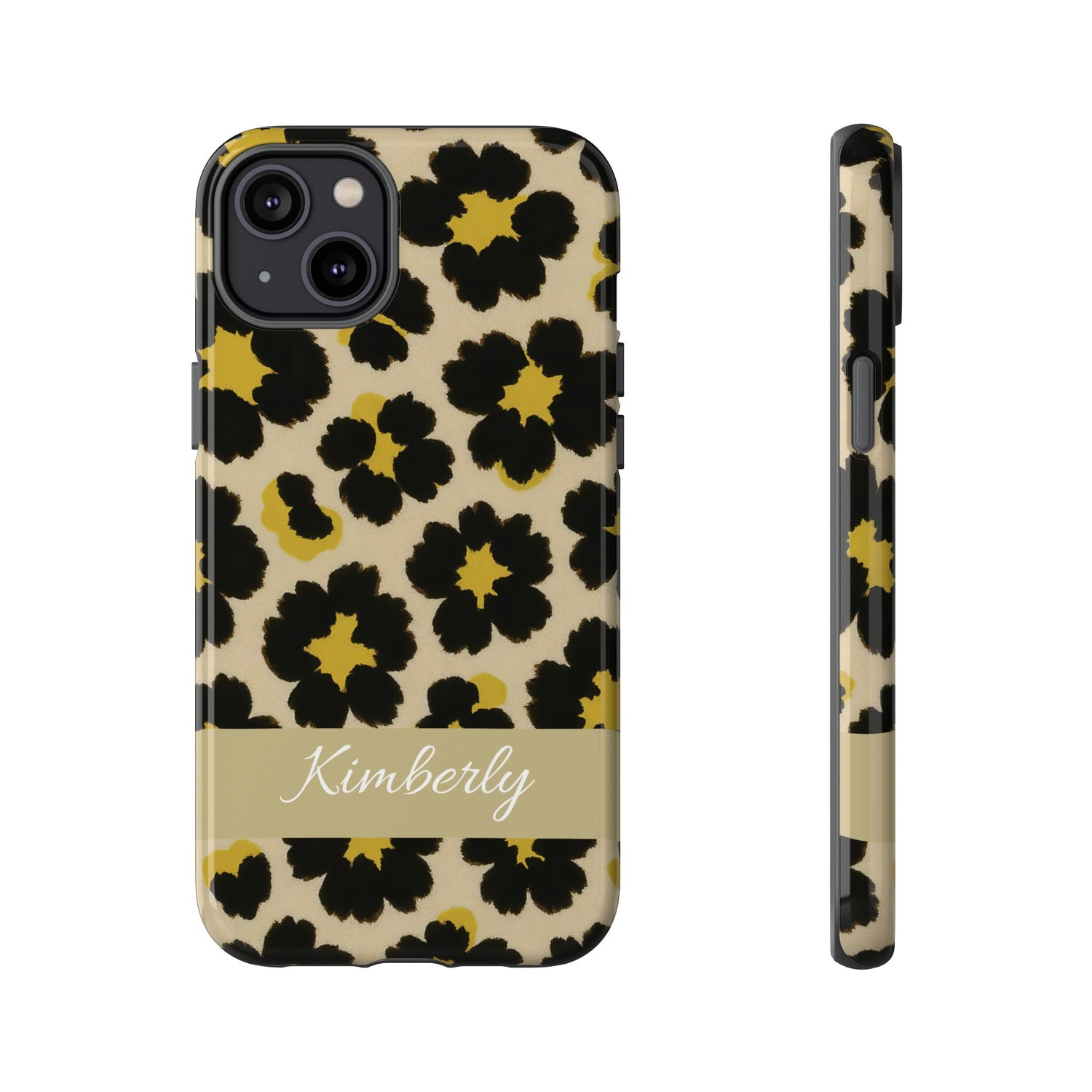 Neon Safari Bloom Phone Case - Tough Protective Cover for iPhone, Samsung & Google Pixel iPhone 14 Plus Glossy