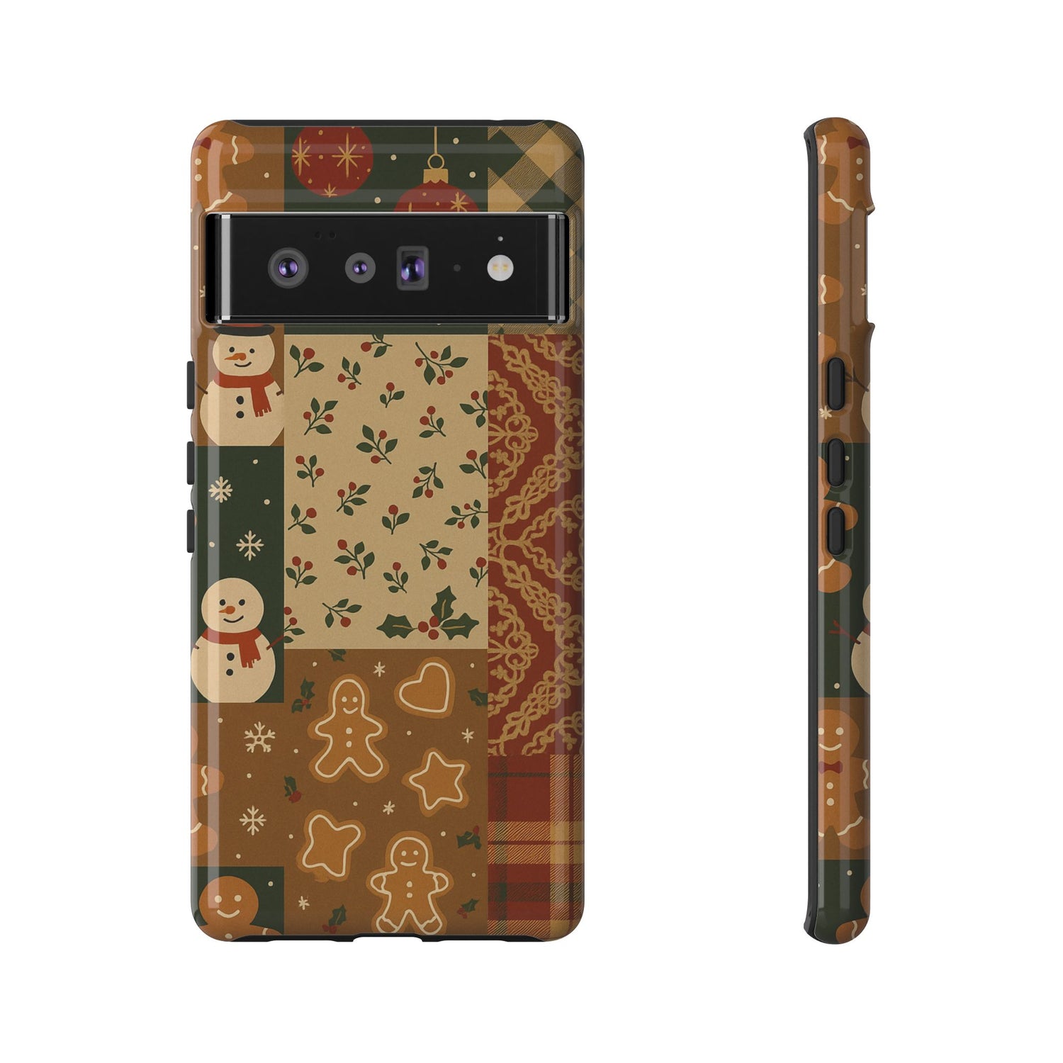 Cute Christmas Phone Case for this Festive Season - Tough Design Google Pixel 6 Pro Glossy