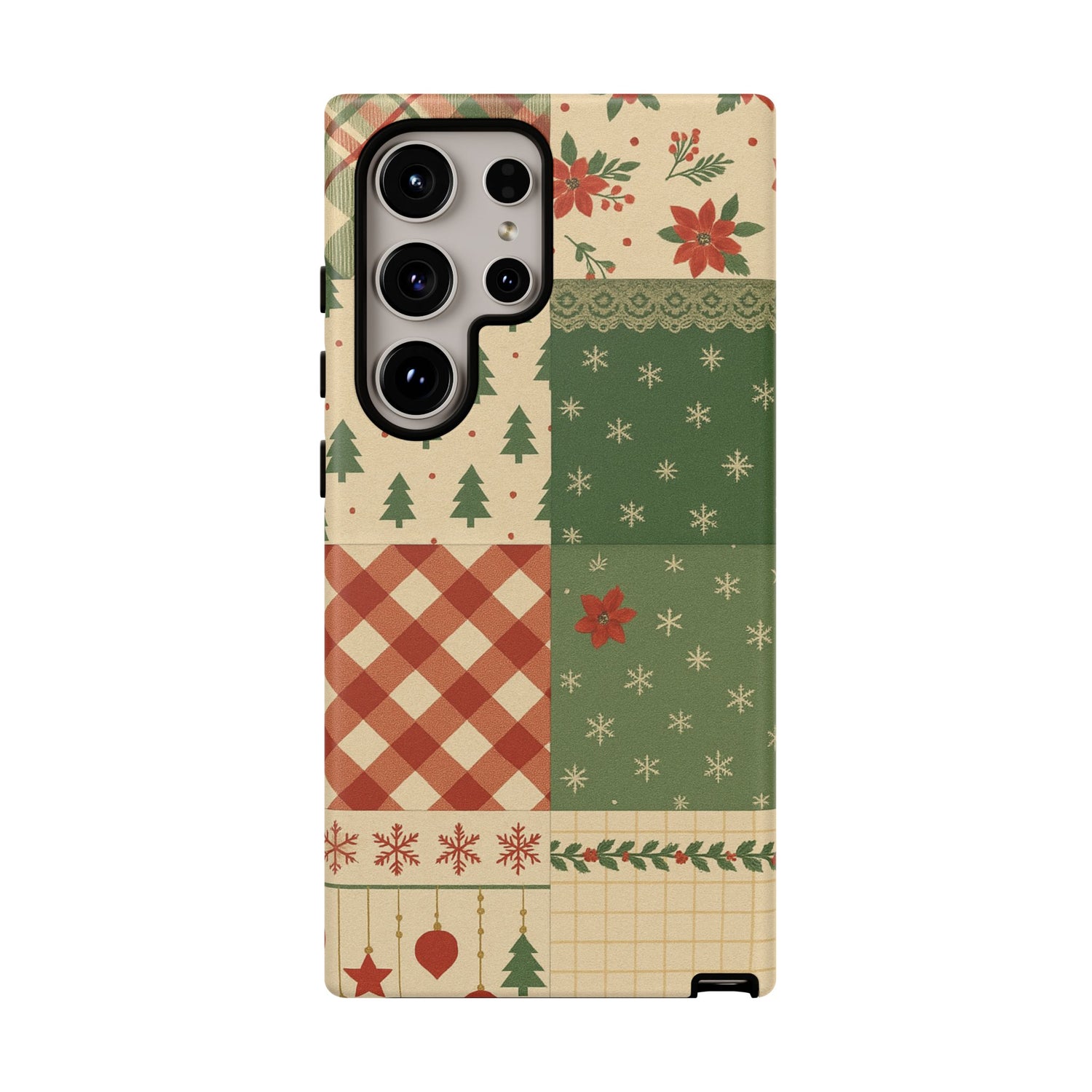 Festive Phone Cases, Luxury Black and Gold Design for Christmas Gift, Holiday Decor, Tough Case, Winter Celebration, Elegant iPhone Cover Samsung Galaxy S24 Ultra Matte