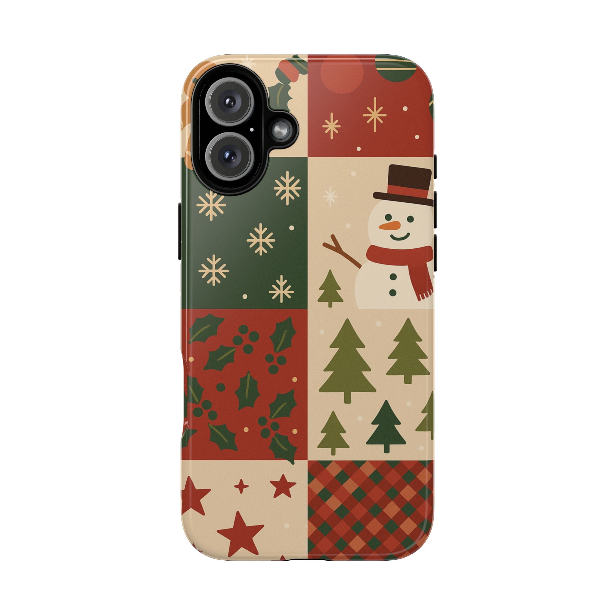 Festive Phone Case - Holiday Cheer, Christmas Gift, Winter Decor, Cute Cell Phone Cover, Seasonal Accessory, Unique Present iPhone 16 Plus Glossy