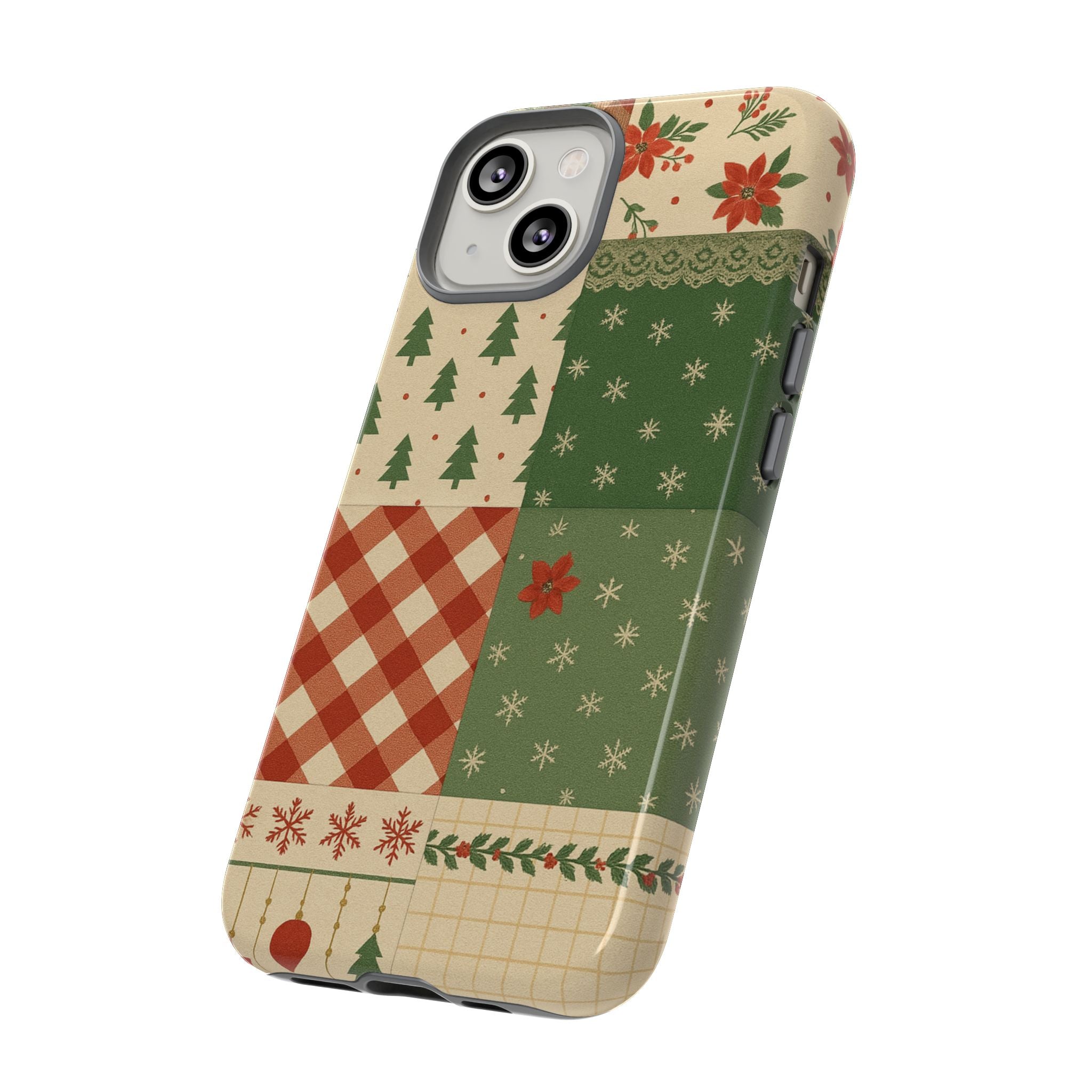 Festive Phone Cases, Luxury Black and Gold Design for Christmas Gift, Holiday Decor, Tough Case, Winter Celebration, Elegant iPhone Cover