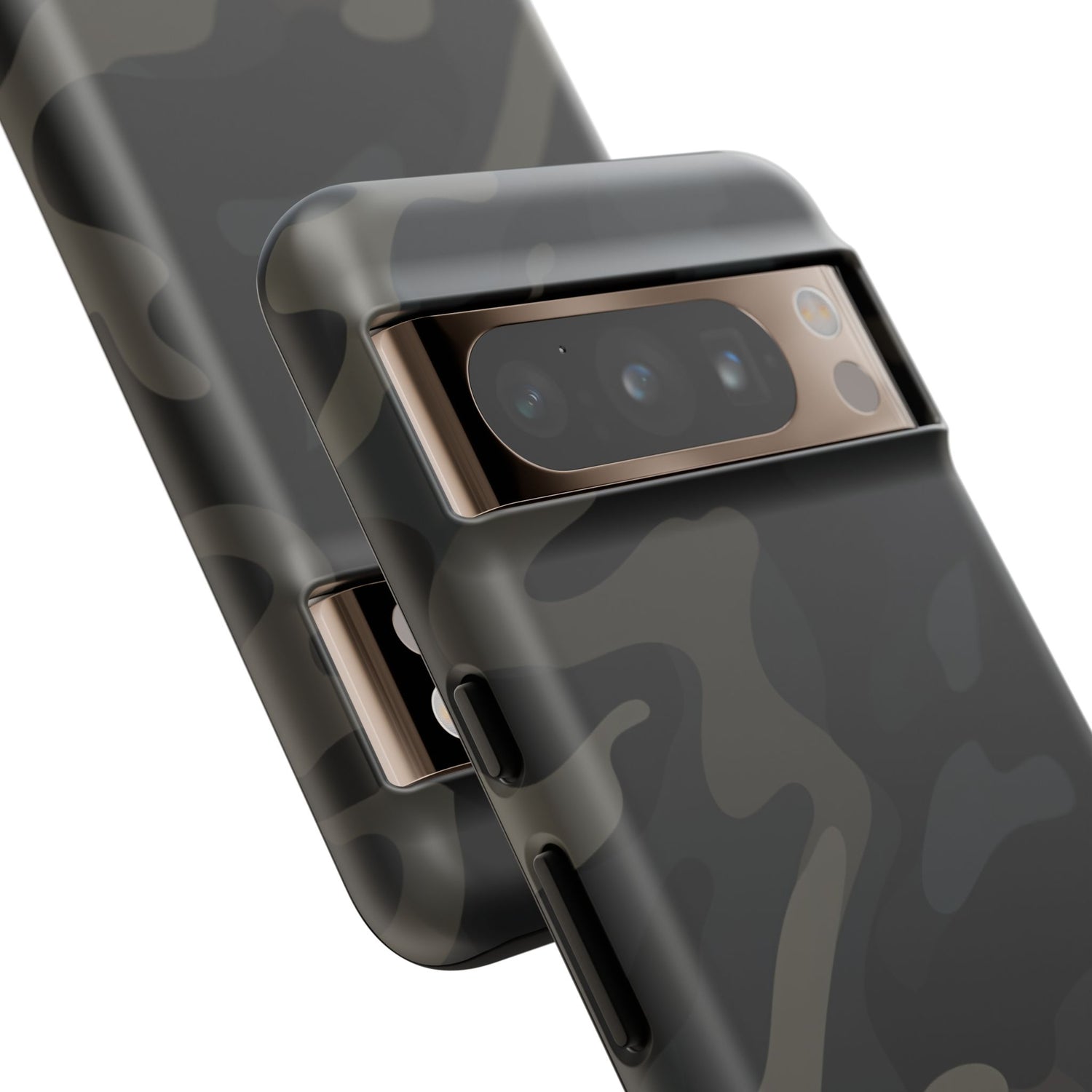 Black Camouflage Phone Case for iPhone, Samsung and Google Pixel