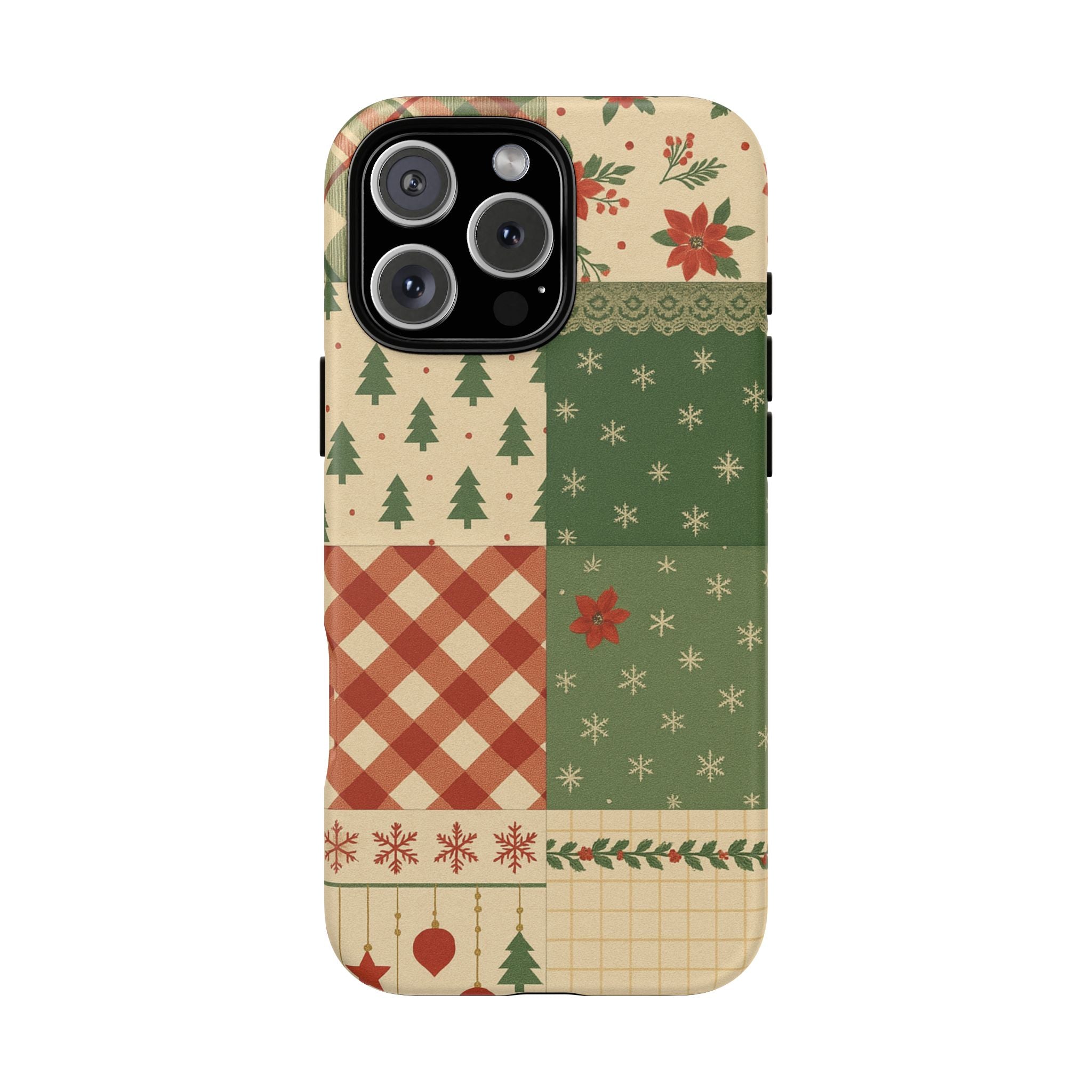Festive Phone Cases, Luxury Black and Gold Design for Christmas Gift, Holiday Decor, Tough Case, Winter Celebration, Elegant iPhone Cover iPhone 16 Pro Max Matte