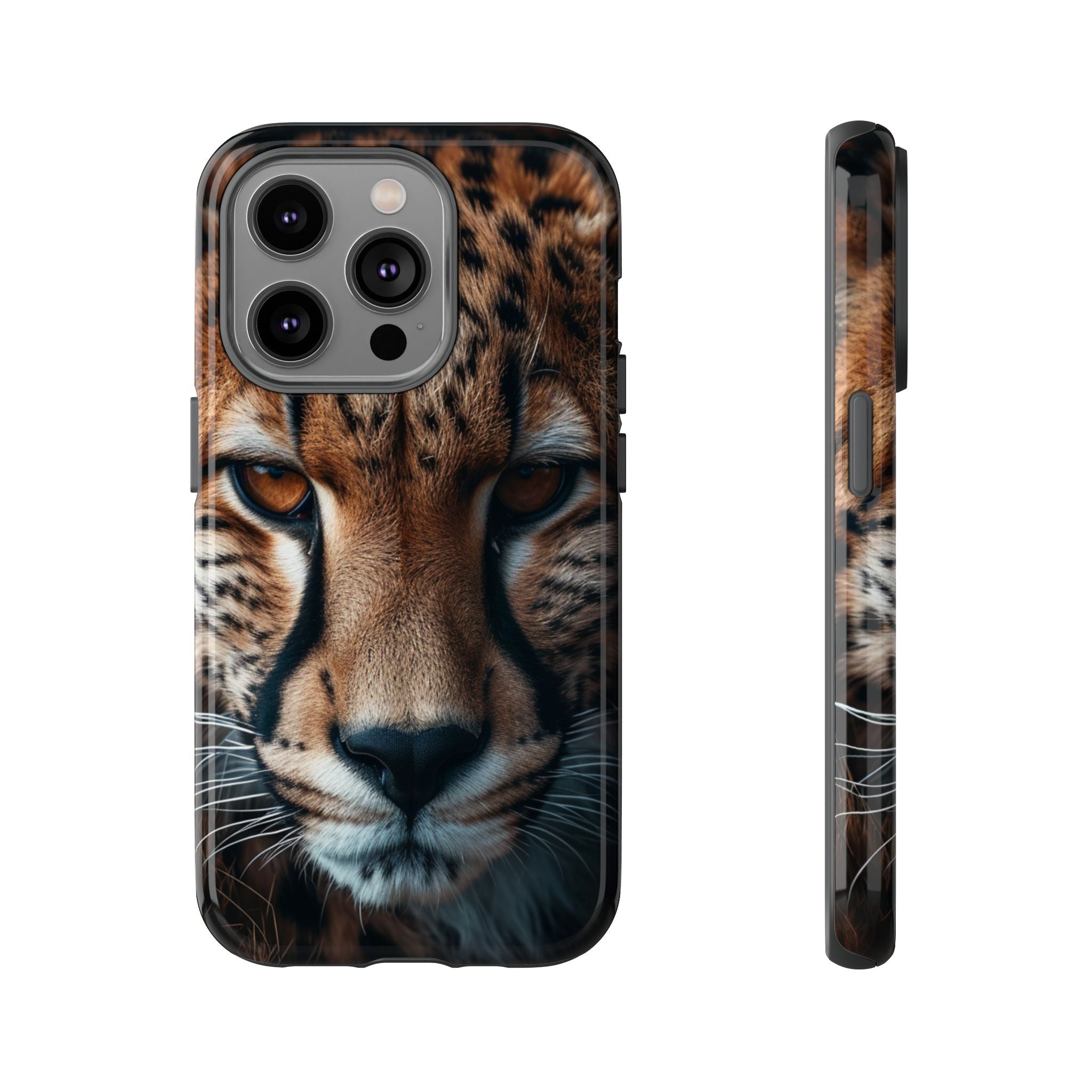 Spirit of the Wild - Cheetah Gaze Phone Case iPhone 14 Pro Glossy