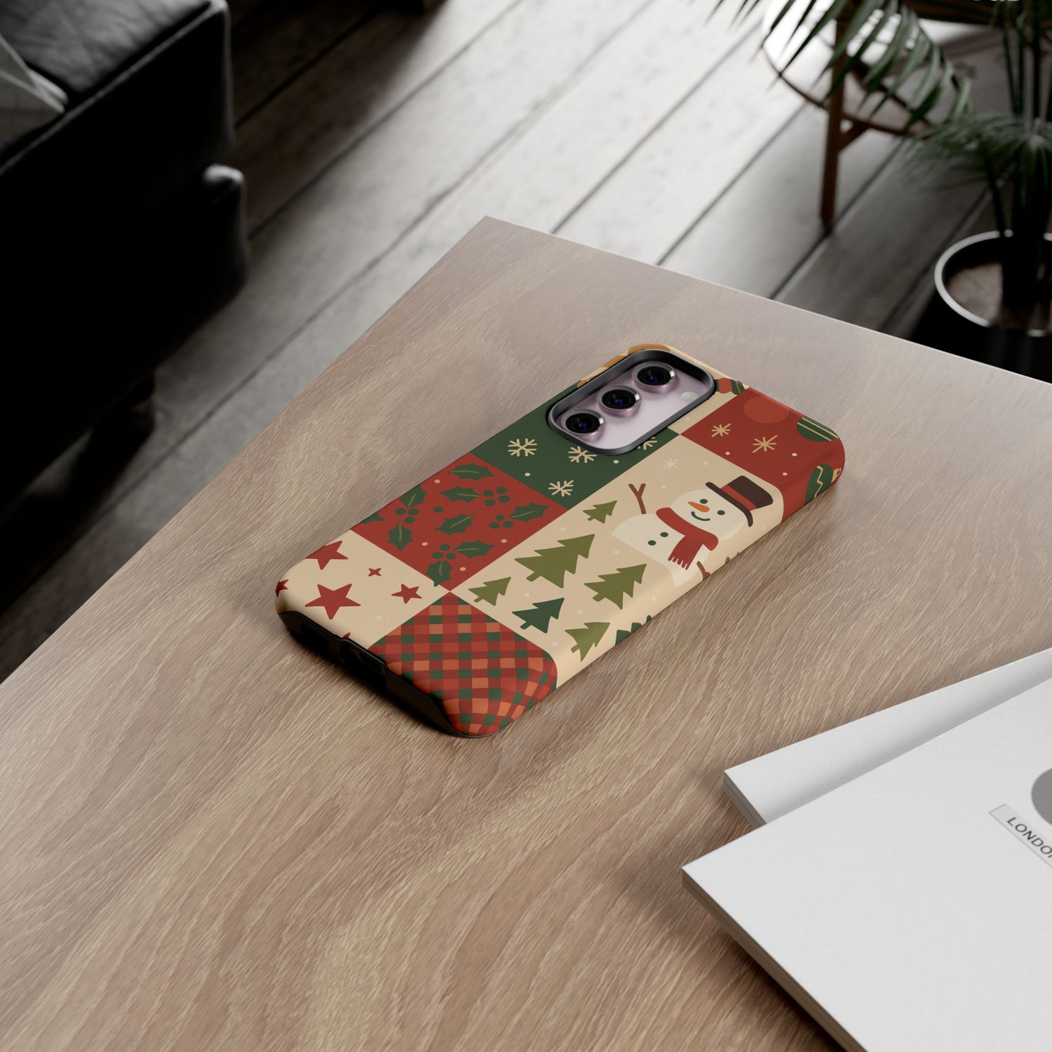 Festive Phone Case - Holiday Cheer, Christmas Gift, Winter Decor, Cute Cell Phone Cover, Seasonal Accessory, Unique Present