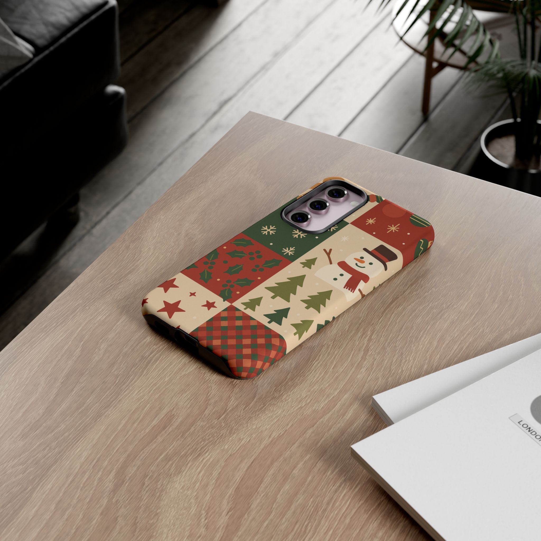 Festive Phone Case - Holiday Cheer, Christmas Gift, Winter Decor, Cute Cell Phone Cover, Seasonal Accessory, Unique Present