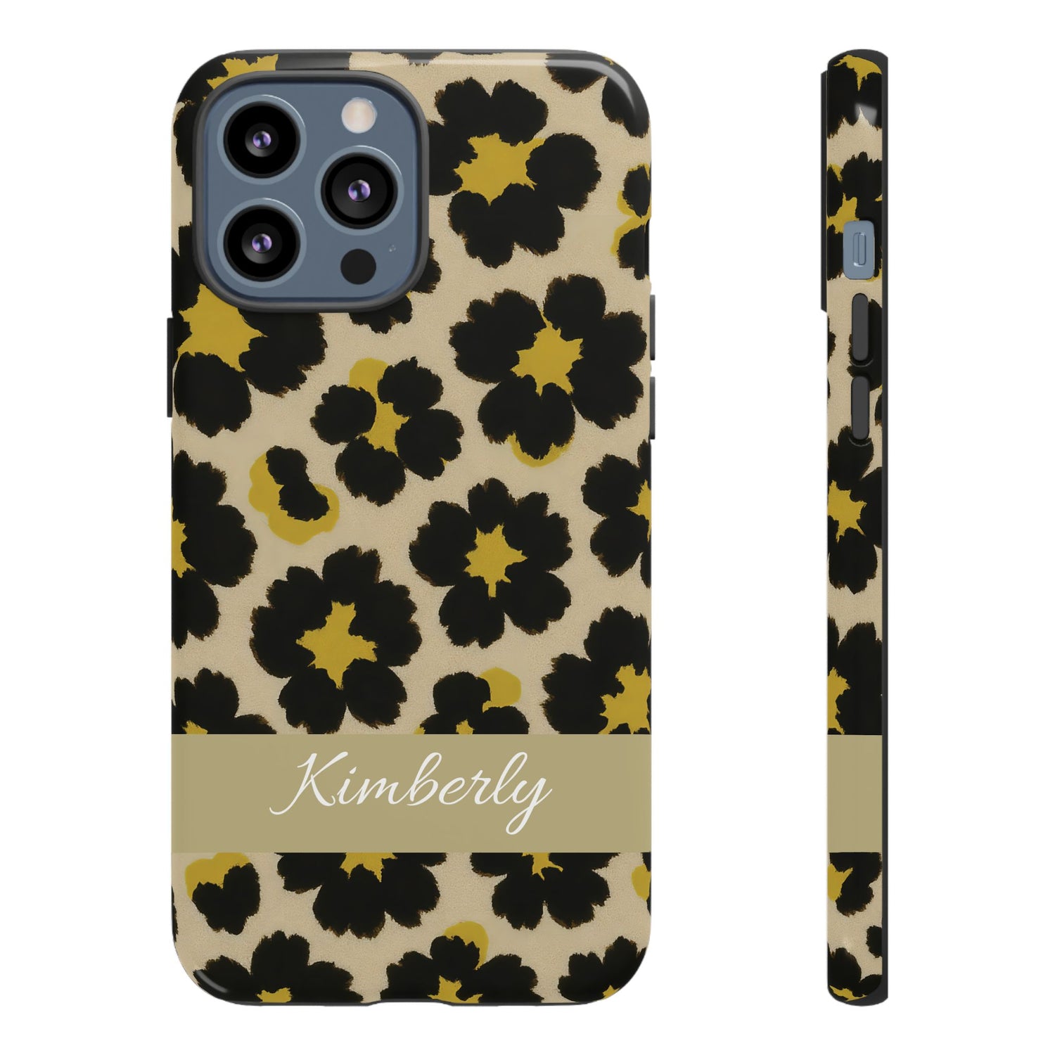 Neon Safari Bloom Phone Case - Tough Protective Cover for iPhone, Samsung & Google Pixel iPhone 13 Pro Max Glossy