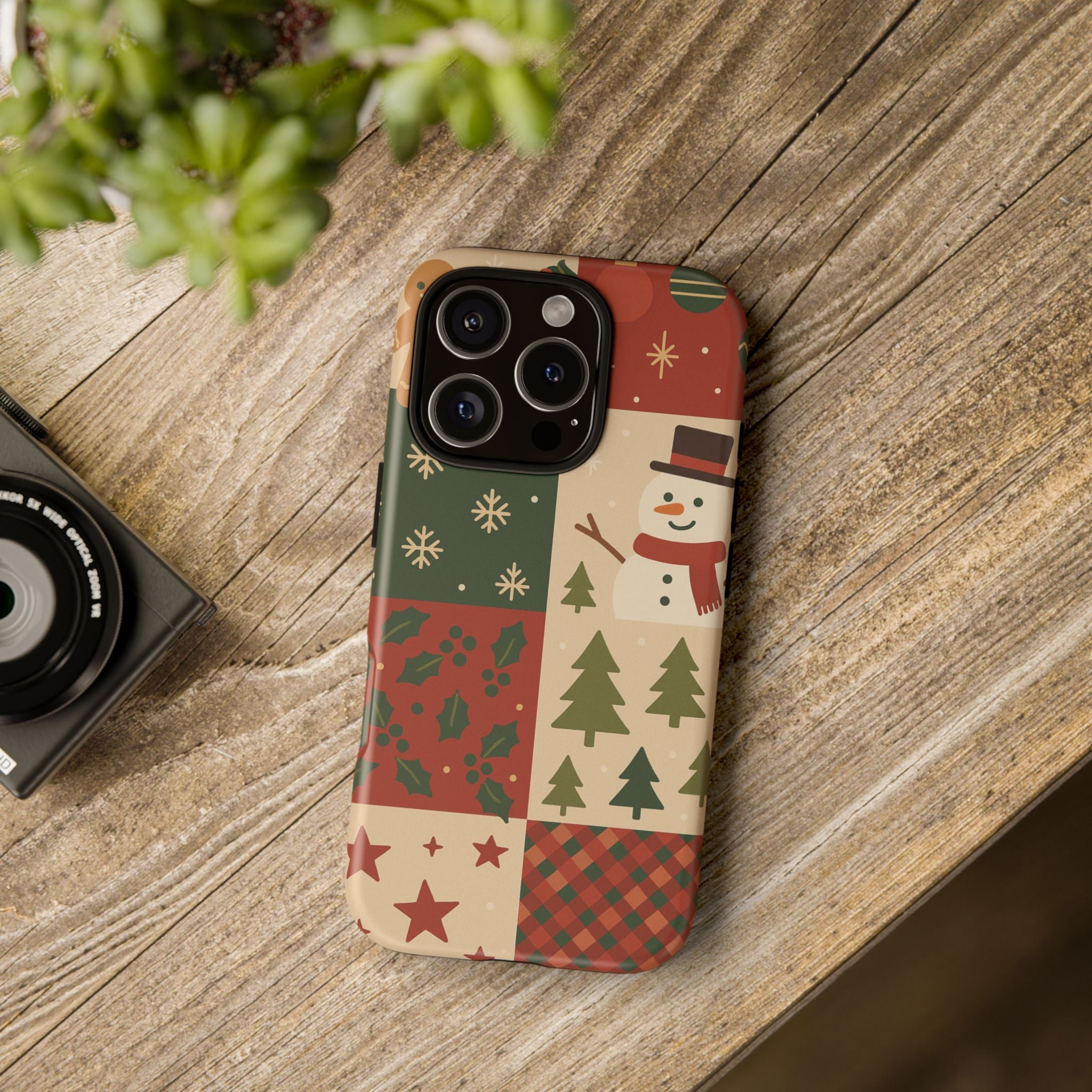 Festive Phone Case - Holiday Cheer, Christmas Gift, Winter Decor, Cute Cell Phone Cover, Seasonal Accessory, Unique Present
