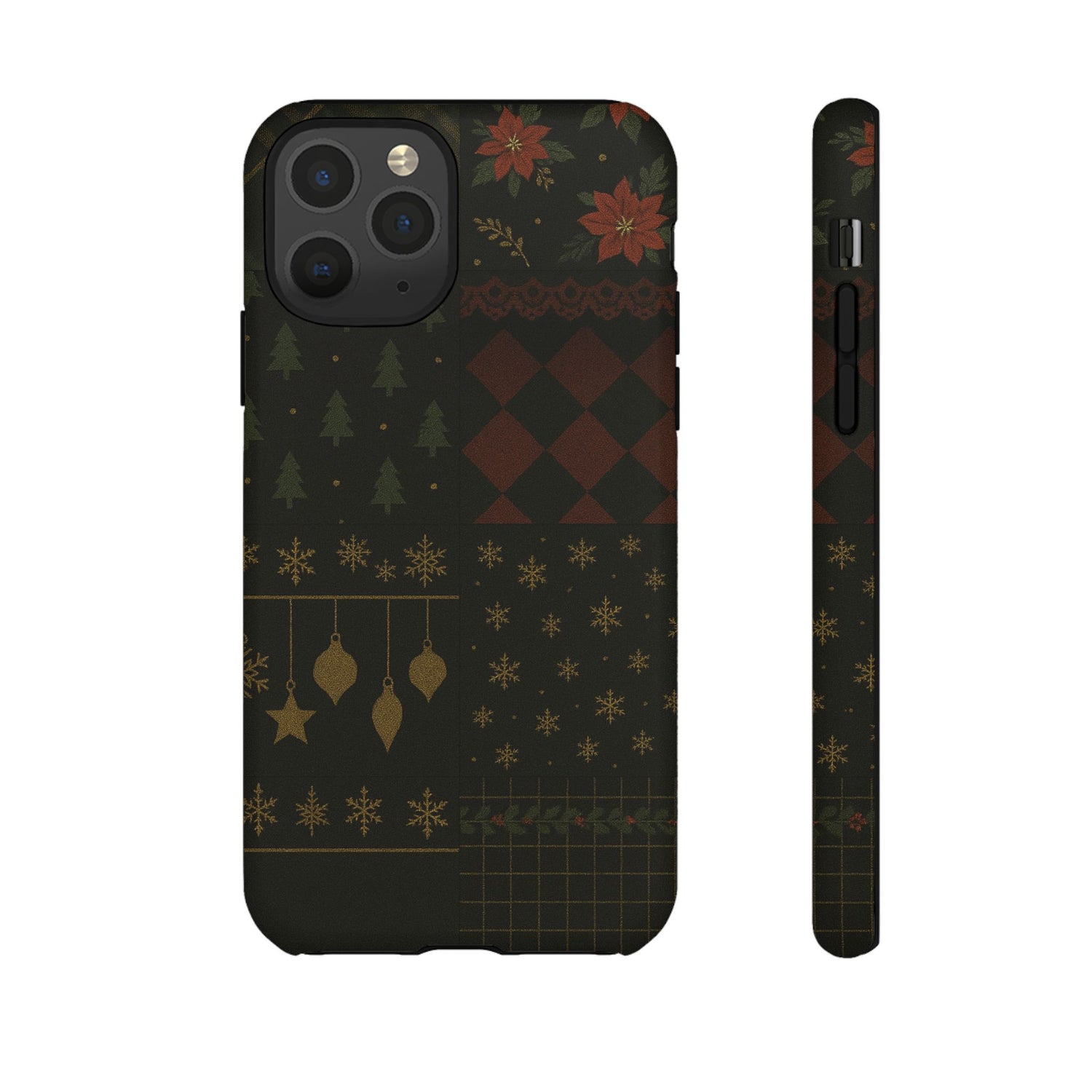 Black Luxury Phone Case for Christmas Festive Season - Tough design iPhone 11 Pro Matte