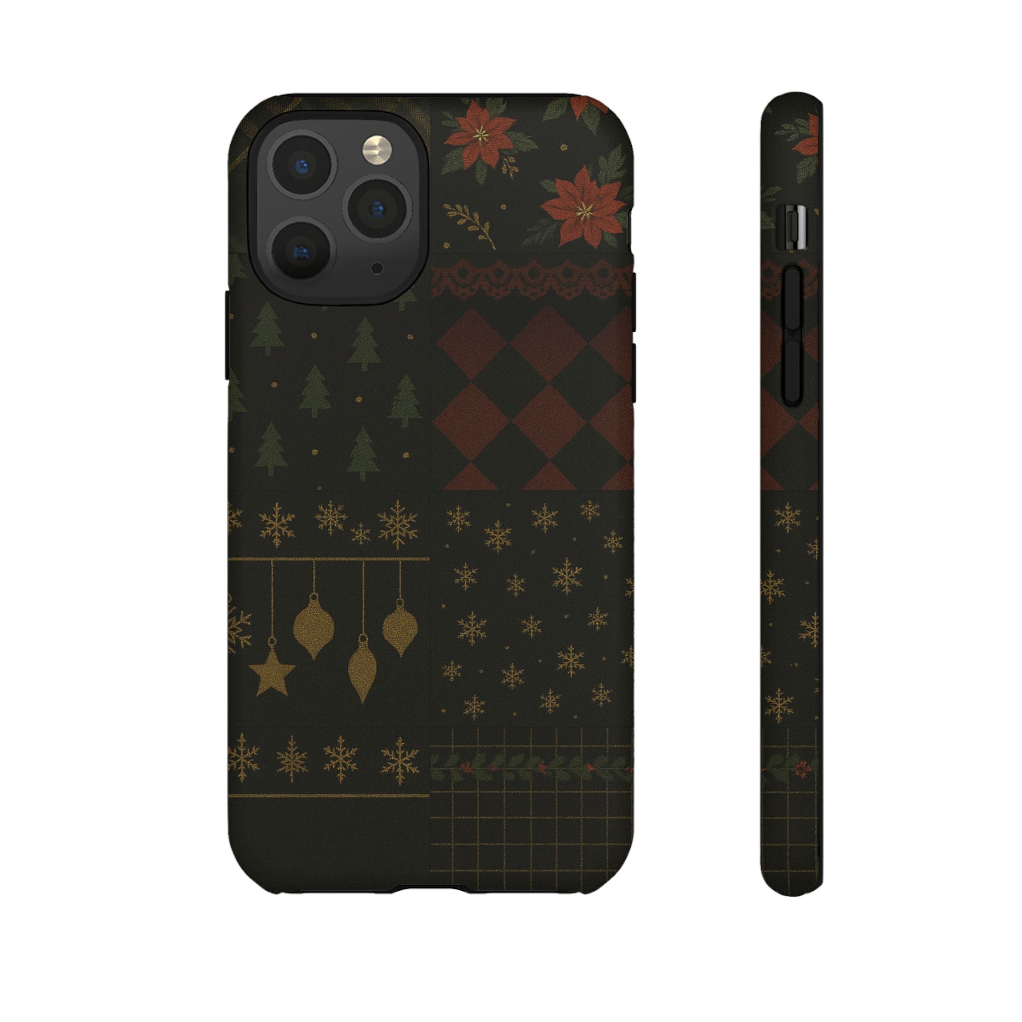 Black Luxury Phone Case for Christmas Festive Season - Tough design iPhone 11 Pro Matte
