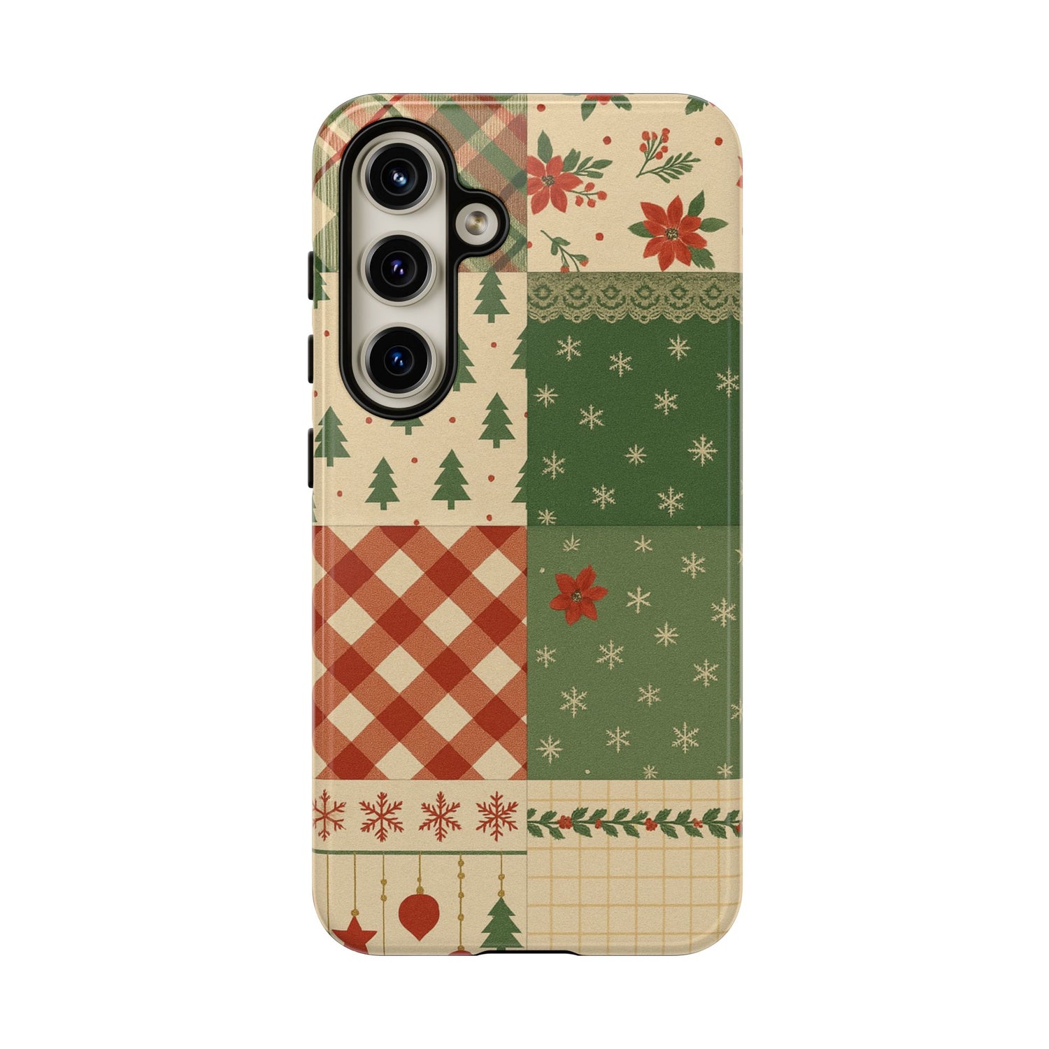 Festive Phone Cases, Luxury Black and Gold Design for Christmas Gift, Holiday Decor, Tough Case, Winter Celebration, Elegant iPhone Cover Samsung Galaxy S24 Glossy