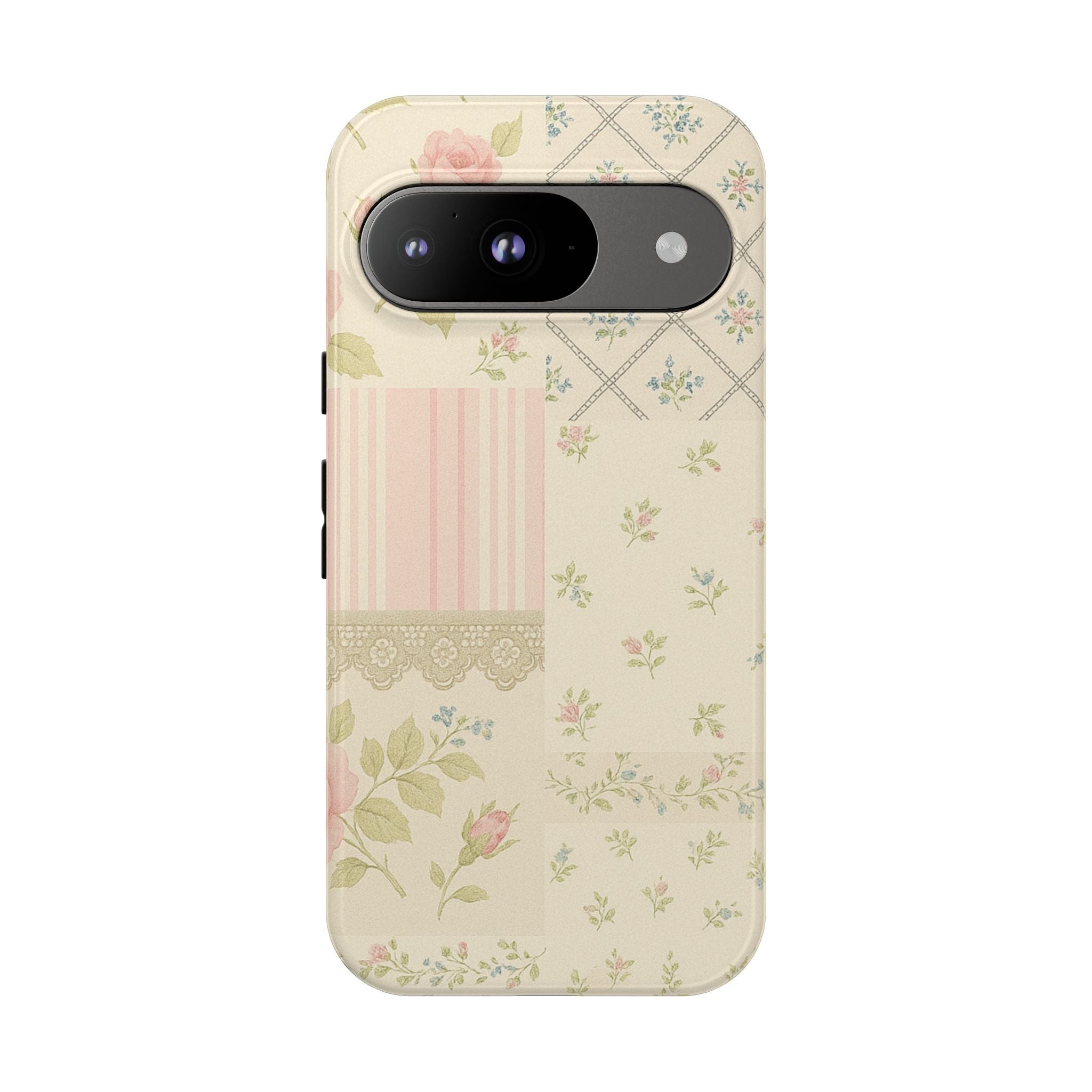 Floral Phone Case, Floral Tough Case, Protective Phone Case, Flower Case, Tough Phone Cover, Floral Tech Accessory Google Pixel 9 Glossy