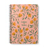 Floral Spiral Notebook - A5 Cahier de Notes | 90gsm Lined Journal for Writing, Students & Bullet Journaling A5 Lined