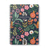 Vibrant Floral Notebook - A5 Spiral Bound Journal | 90gsm Lined Writing Pad for Students & Bullet Journaling A5 Lined