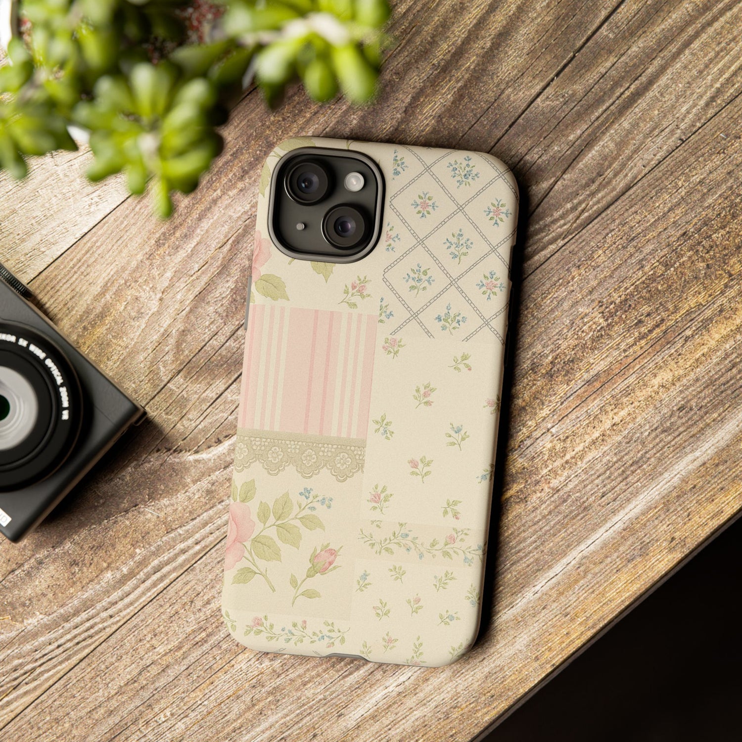 Floral Phone Case, Floral Tough Case, Protective Phone Case, Flower Case, Tough Phone Cover, Floral Tech Accessory