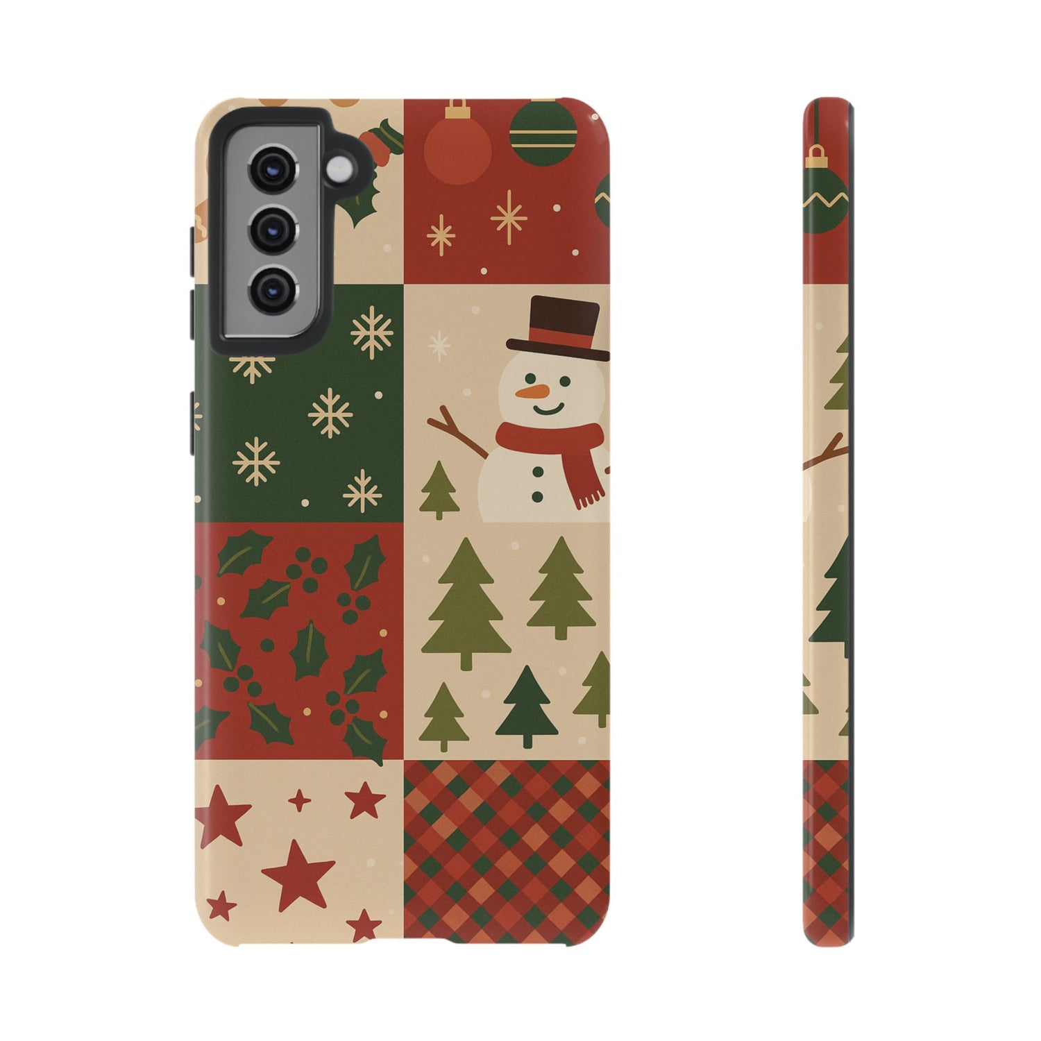 Festive Phone Case - Holiday Cheer, Christmas Gift, Winter Decor, Cute Cell Phone Cover, Seasonal Accessory, Unique Present Samsung Galaxy S21 Plus Glossy