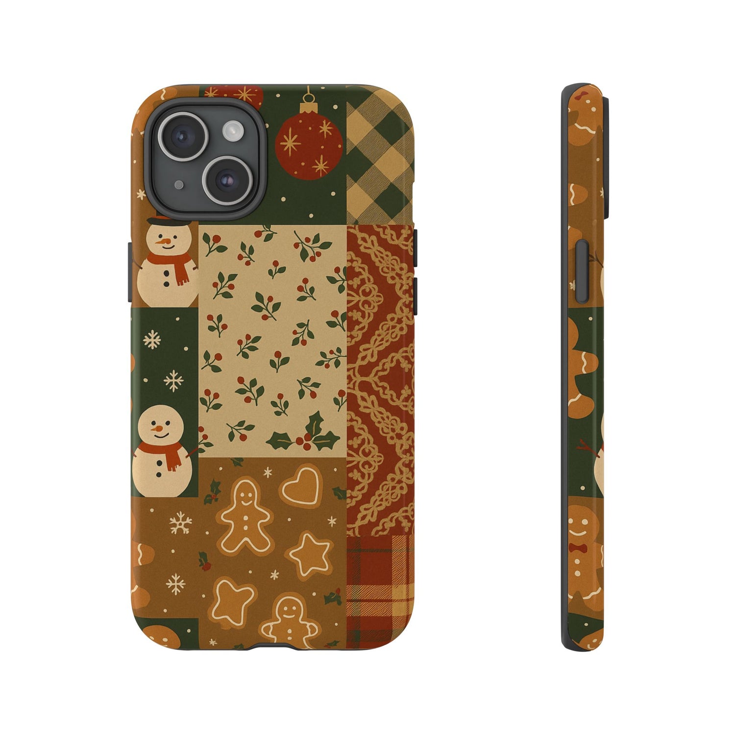 Cute Christmas Phone Case for this Festive Season - Tough Design iPhone 15 Plus Glossy