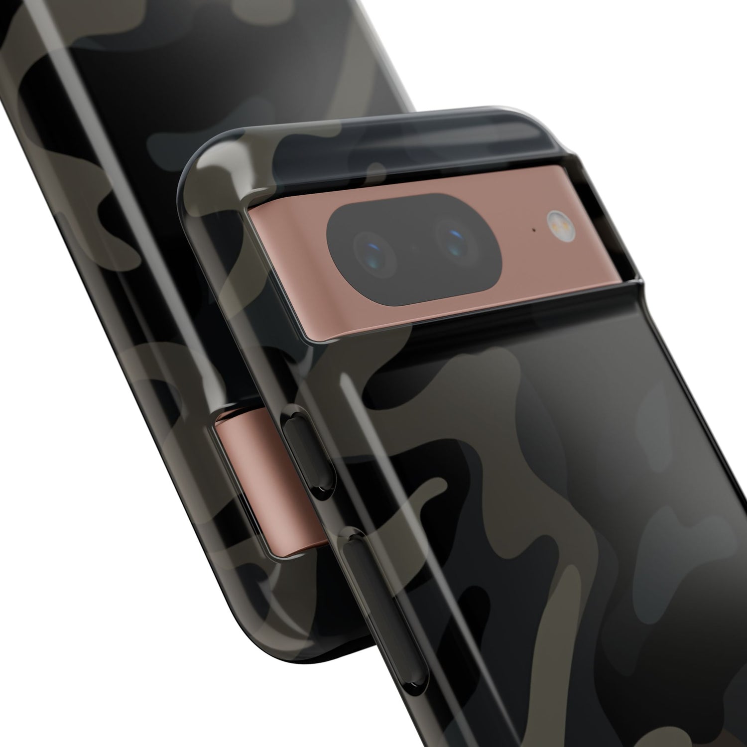 Black Camouflage Phone Case for iPhone, Samsung and Google Pixel