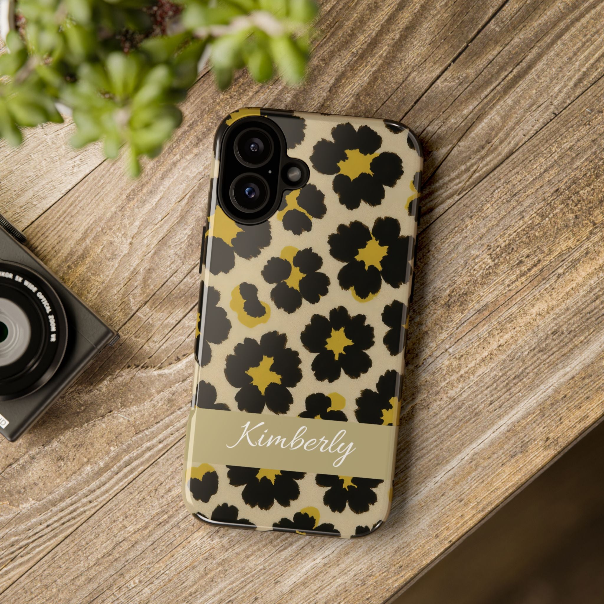 Neon Safari Bloom Phone Case - Tough Protective Cover for iPhone, Samsung & Google Pixel