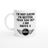 Mini Driver Mug - Funny 11oz Coffee Cup Gift for Car Enthusiasts Ceramic White