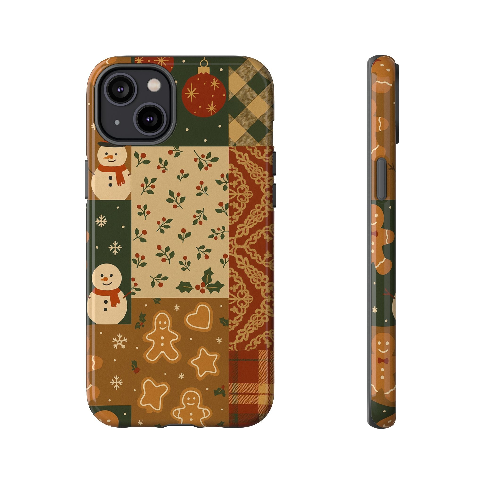 Cute Christmas Phone Case for this Festive Season - Tough Design iPhone 14 Plus Glossy