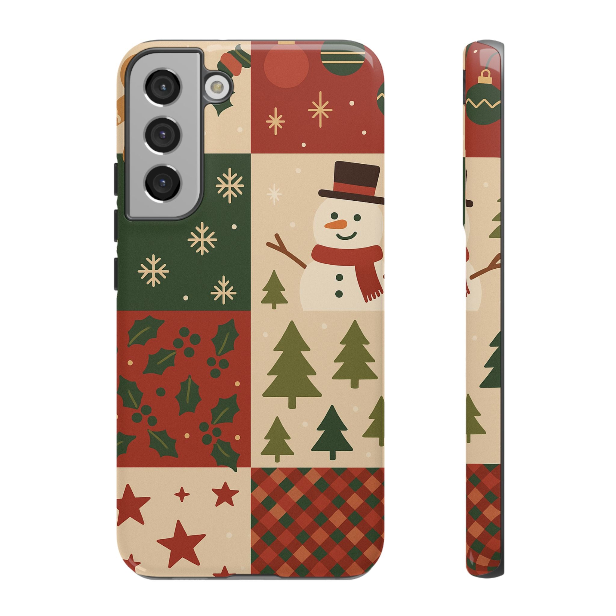 Festive Phone Case - Holiday Cheer, Christmas Gift, Winter Decor, Cute Cell Phone Cover, Seasonal Accessory, Unique Present Samsung Galaxy S22 Plus Glossy