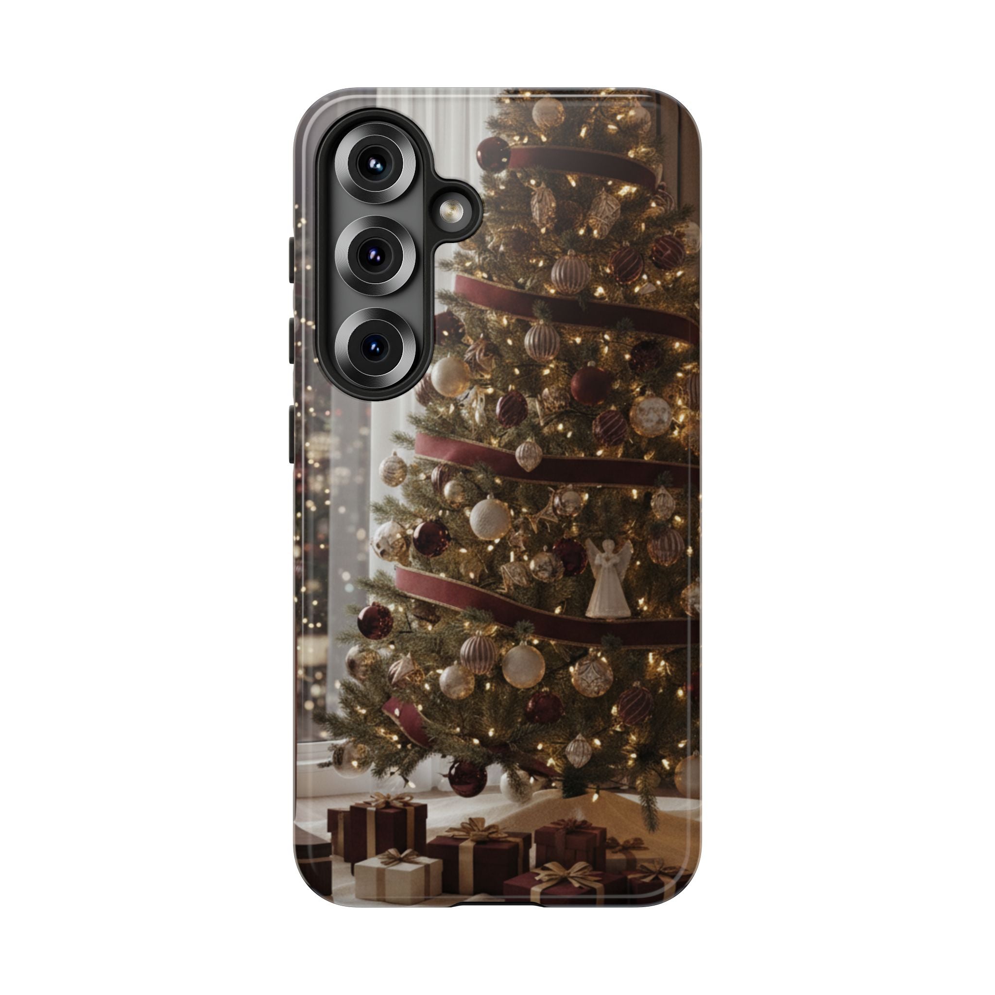 Enchanted Noel - Christmas Tree Glow Phone Case Samsung Galaxy S25 Glossy