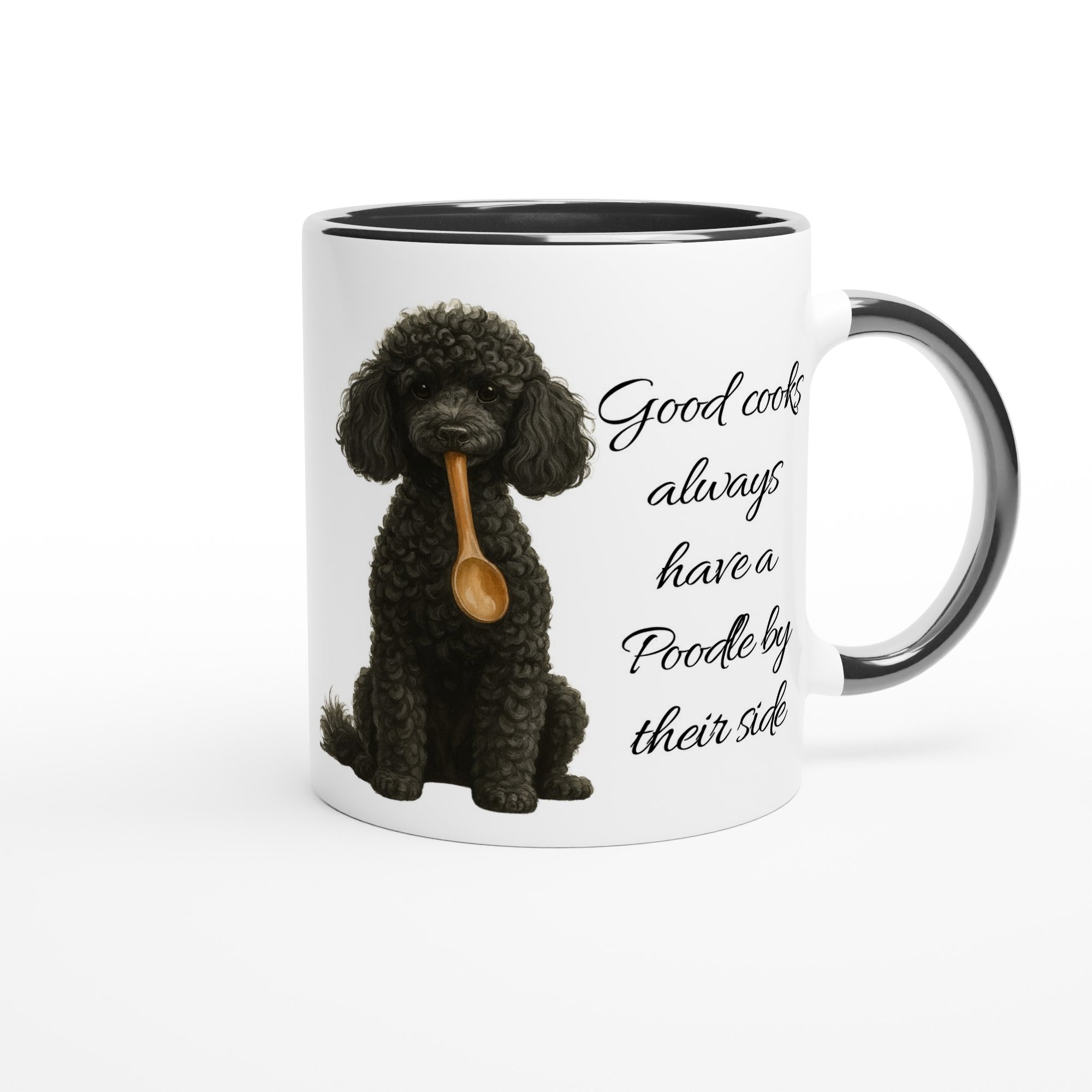 Good Cooks Mug - 11oz Coffee Cup with Poodle Design - Perfect Gift for Dog Lovers