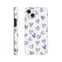 Blue Hearts Phone Case - Cute Minimalist Pattern for iPhone & Samsung | Romantic Design Protection iPhone 15 Plus