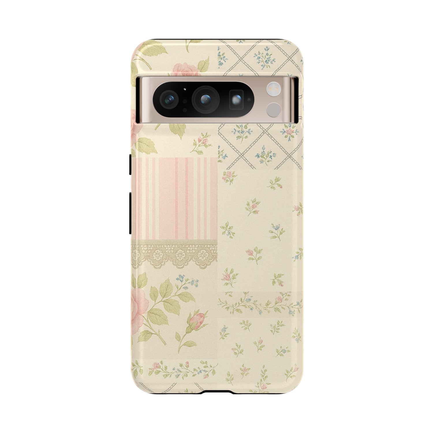 Floral Phone Case, Floral Tough Case, Protective Phone Case, Flower Case, Tough Phone Cover, Floral Tech Accessory Google Pixel 8 Pro Glossy