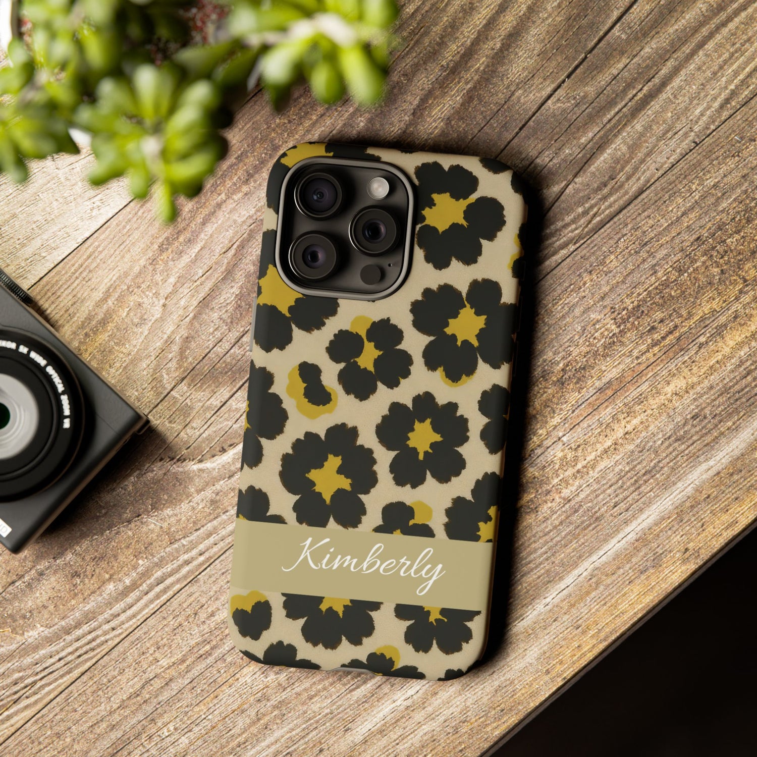 Neon Safari Bloom Phone Case - Tough Protective Cover for iPhone, Samsung & Google Pixel