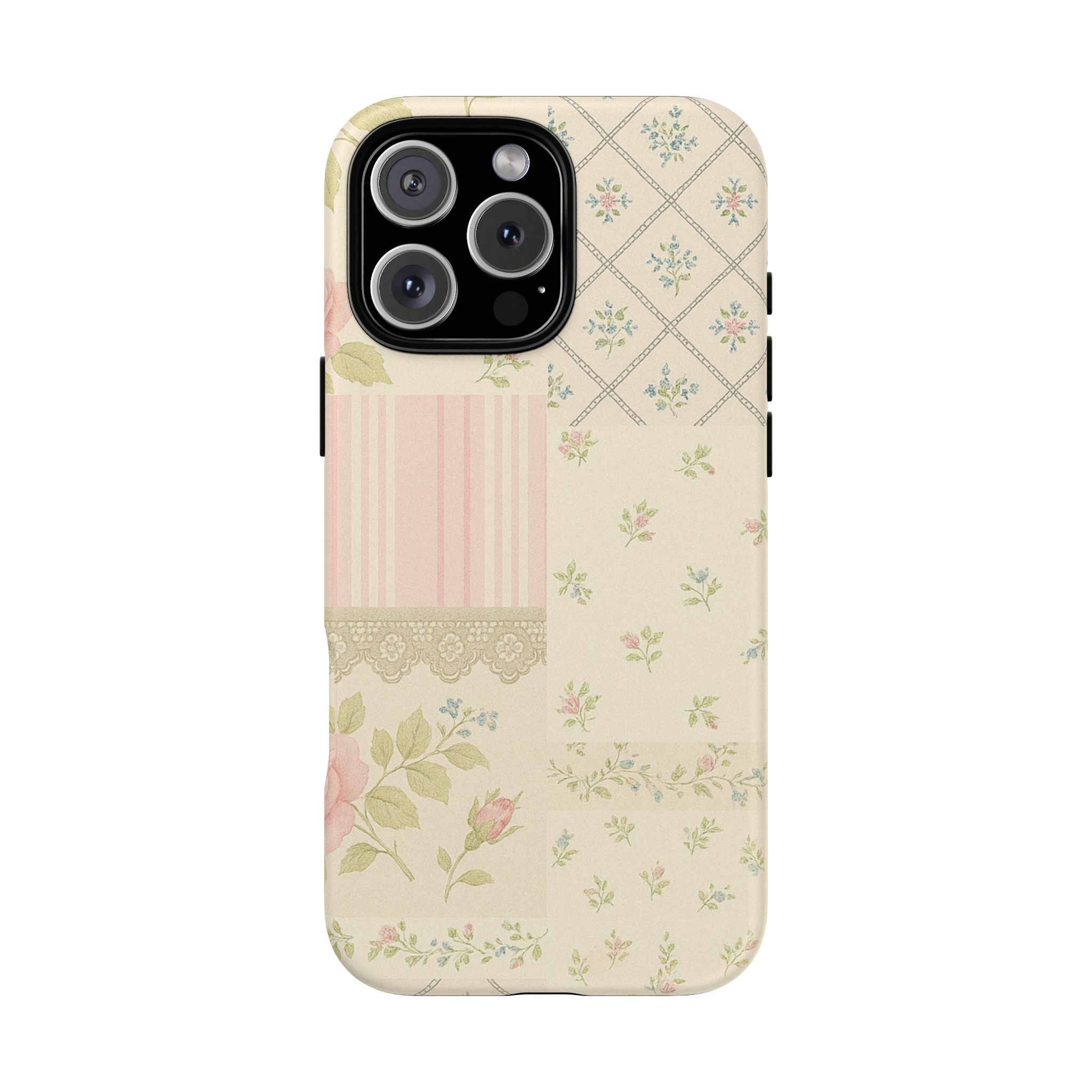 Floral Phone Case, Floral Tough Case, Protective Phone Case, Flower Case, Tough Phone Cover, Floral Tech Accessory iPhone 16 Pro Max Matte