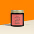 Friendship Scented Candle - Personalised Soy Wax Gift for Best Friends, Sisters & Moms 4oz Amber Beachwood