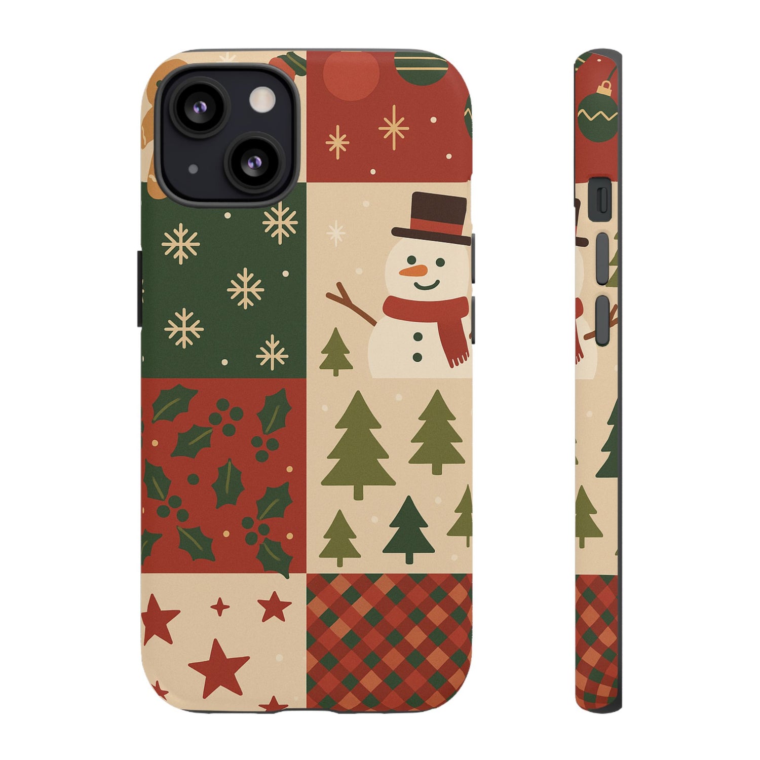 Festive Phone Case - Holiday Cheer, Christmas Gift, Winter Decor, Cute Cell Phone Cover, Seasonal Accessory, Unique Present iPhone 13 Matte
