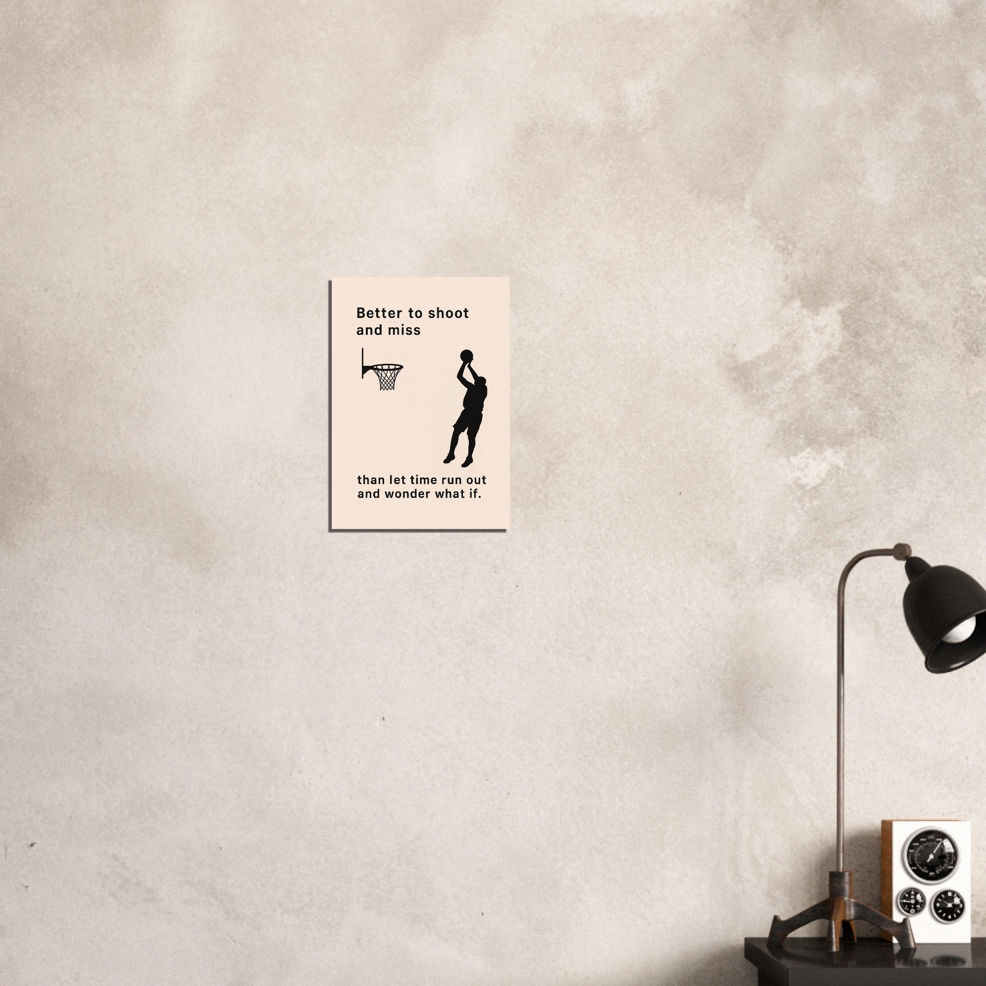 Motivational Basketball Poster - &