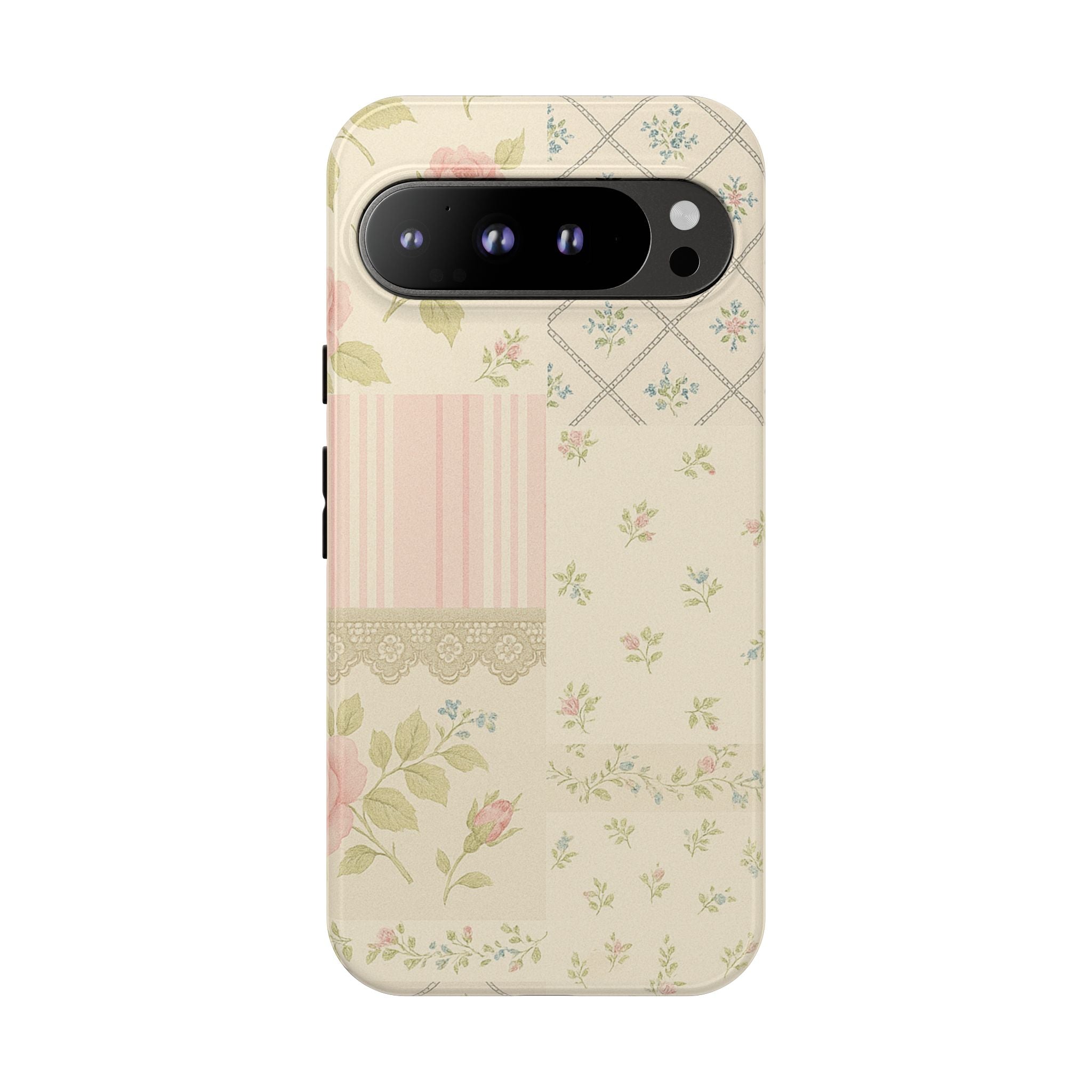 Floral Phone Case, Floral Tough Case, Protective Phone Case, Flower Case, Tough Phone Cover, Floral Tech Accessory Google Pixel 9 Pro XL Glossy
