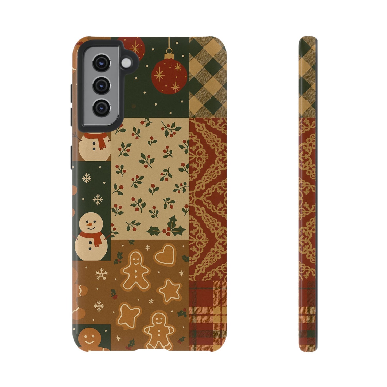 Cute Christmas Phone Case for this Festive Season - Tough Design Samsung Galaxy S21 Plus Glossy