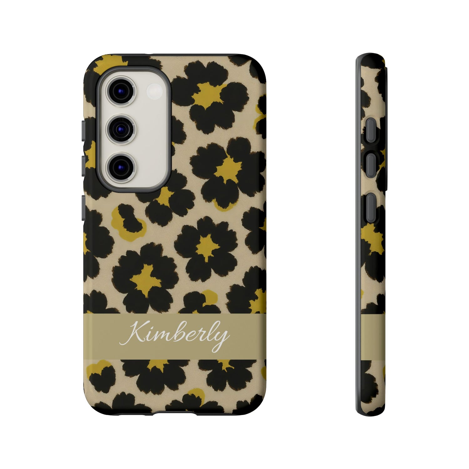 Neon Safari Bloom Phone Case - Tough Protective Cover for iPhone, Samsung & Google Pixel Samsung Galaxy S23 Glossy