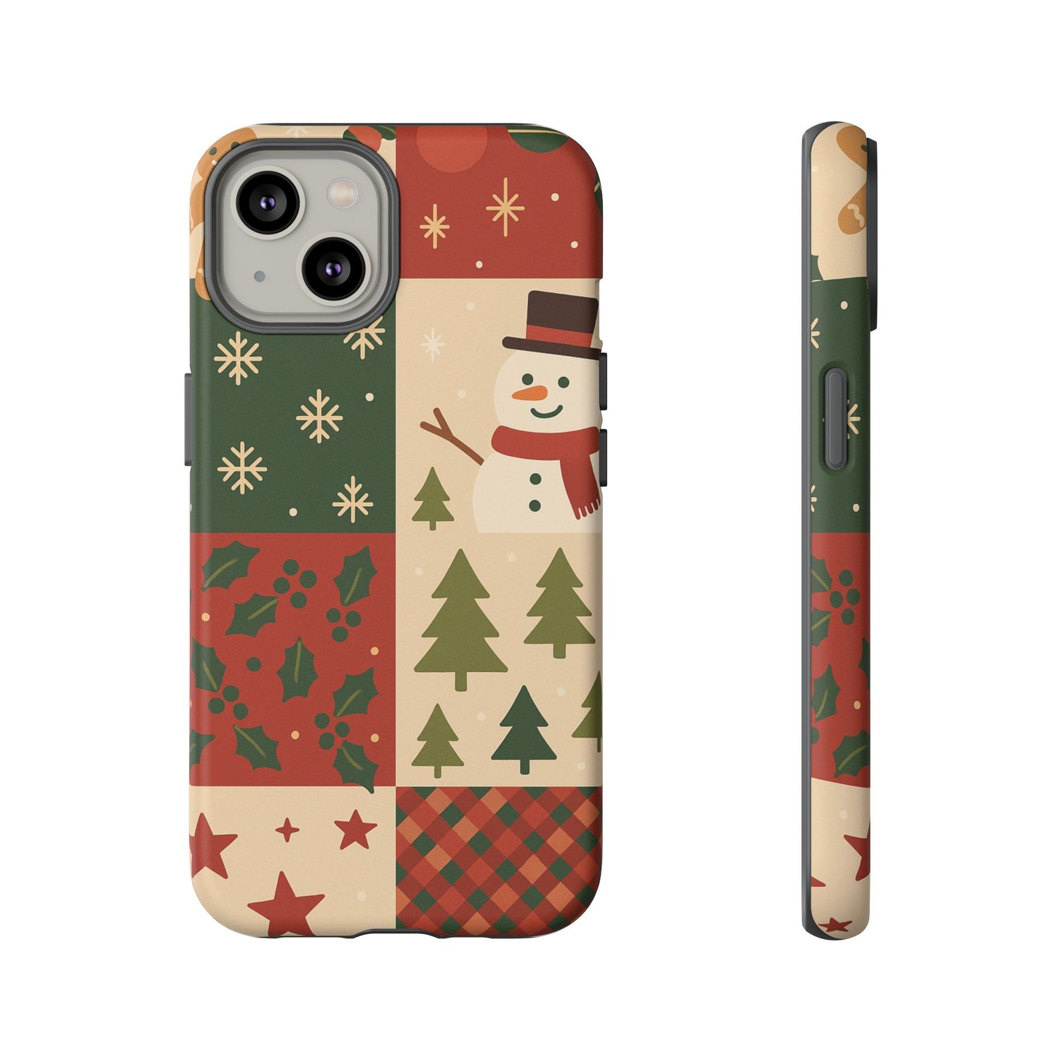 Festive Phone Case - Holiday Cheer, Christmas Gift, Winter Decor, Cute Cell Phone Cover, Seasonal Accessory, Unique Present iPhone 14 Matte